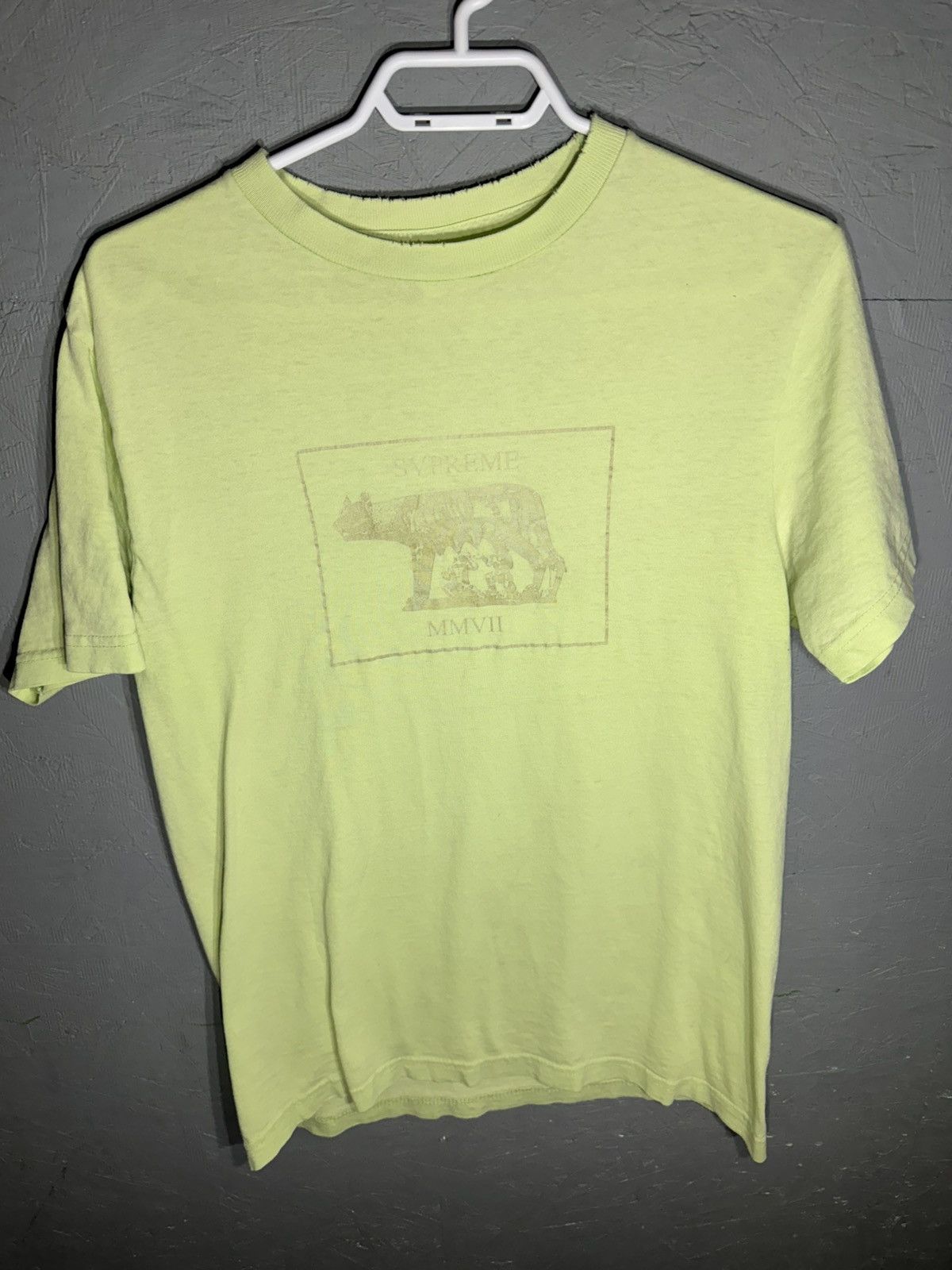 Supreme Wolfmother Tee SS07 Light Green Medium