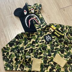 Bape Medicom Toy Bear Shark Full Zip Hoodie