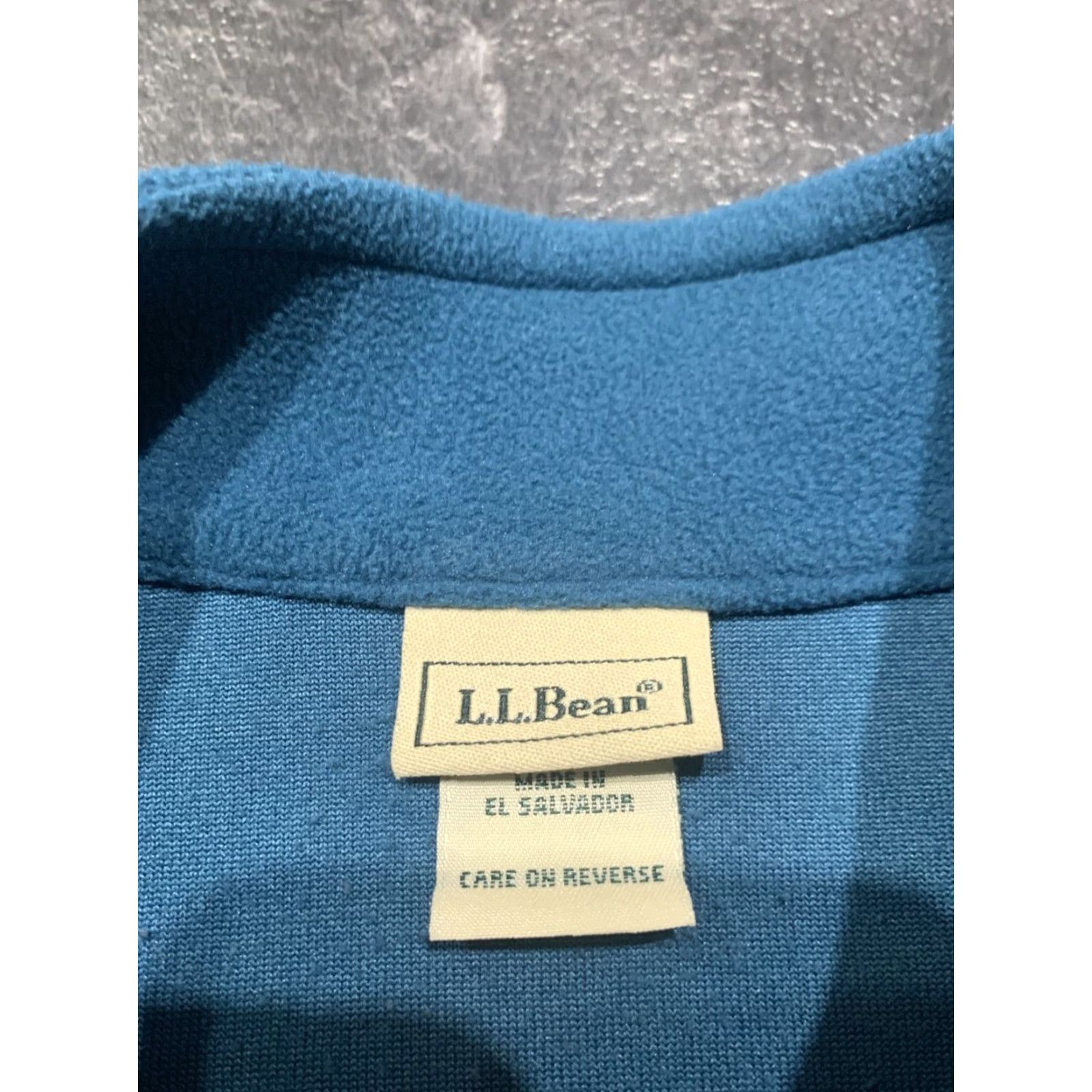 Vintage L.L. Bean Fleece Jacket Men XL Regular Aqua Blue Casual Zip Pockets Fall Winter Size US XL / EU 56 / 4 - 6 Thumbnail