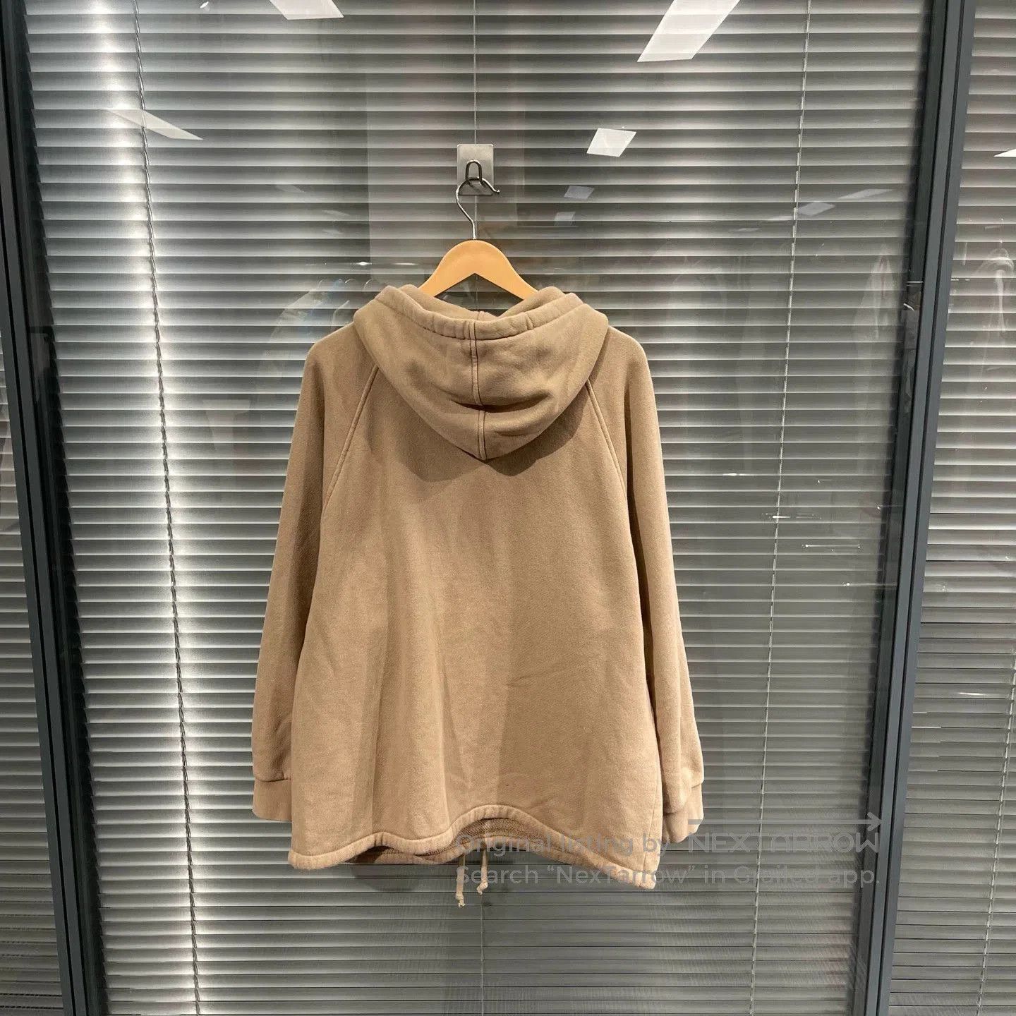 Gucci Beige Half-Zip Hoodie with Striped Chest Band. Size US M / EU 48-50 / 2 - 2 Thumbnail