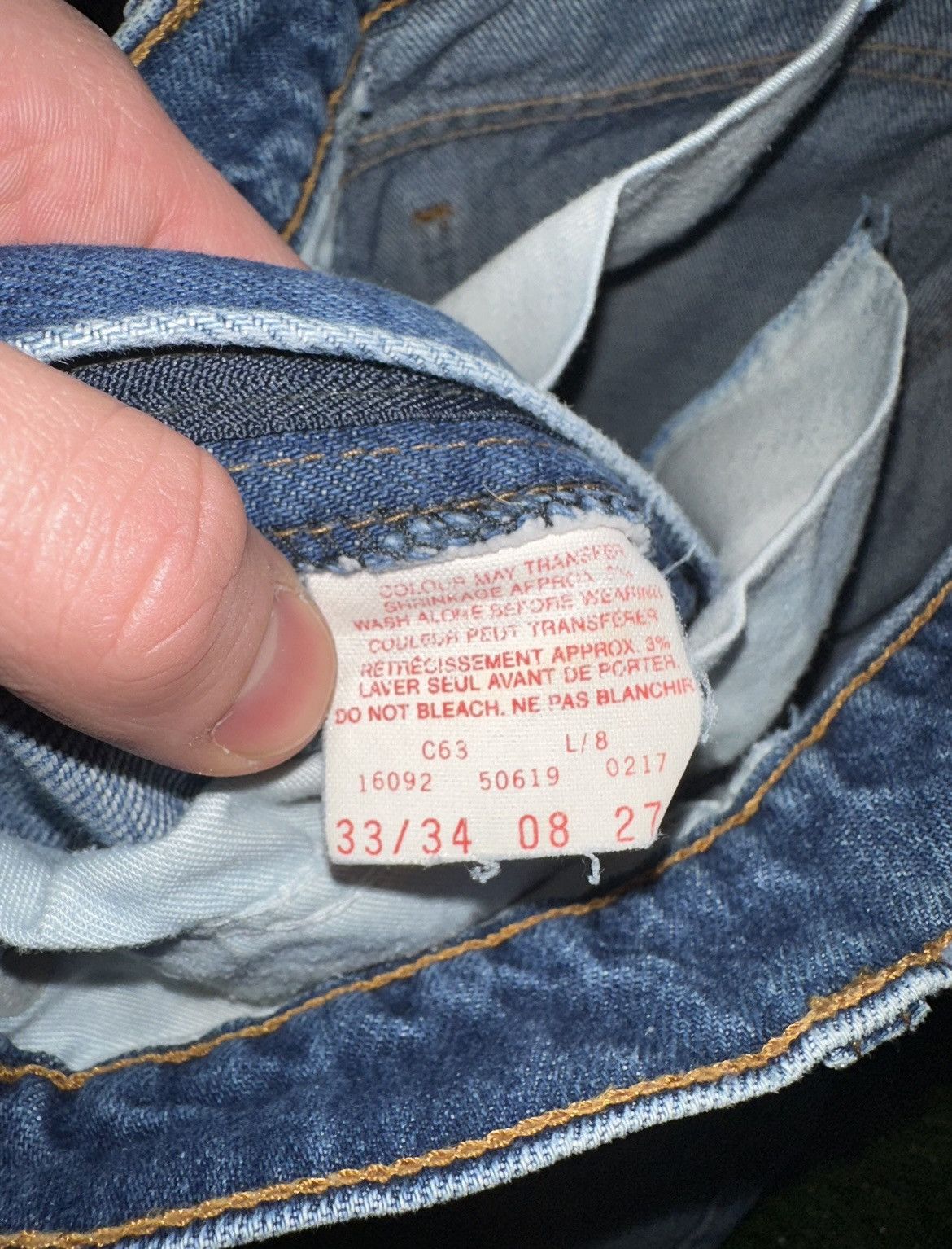 Levi's Levi Orange Tab Jeans 617 Size 33x34 Size US 33 - 4 Thumbnail