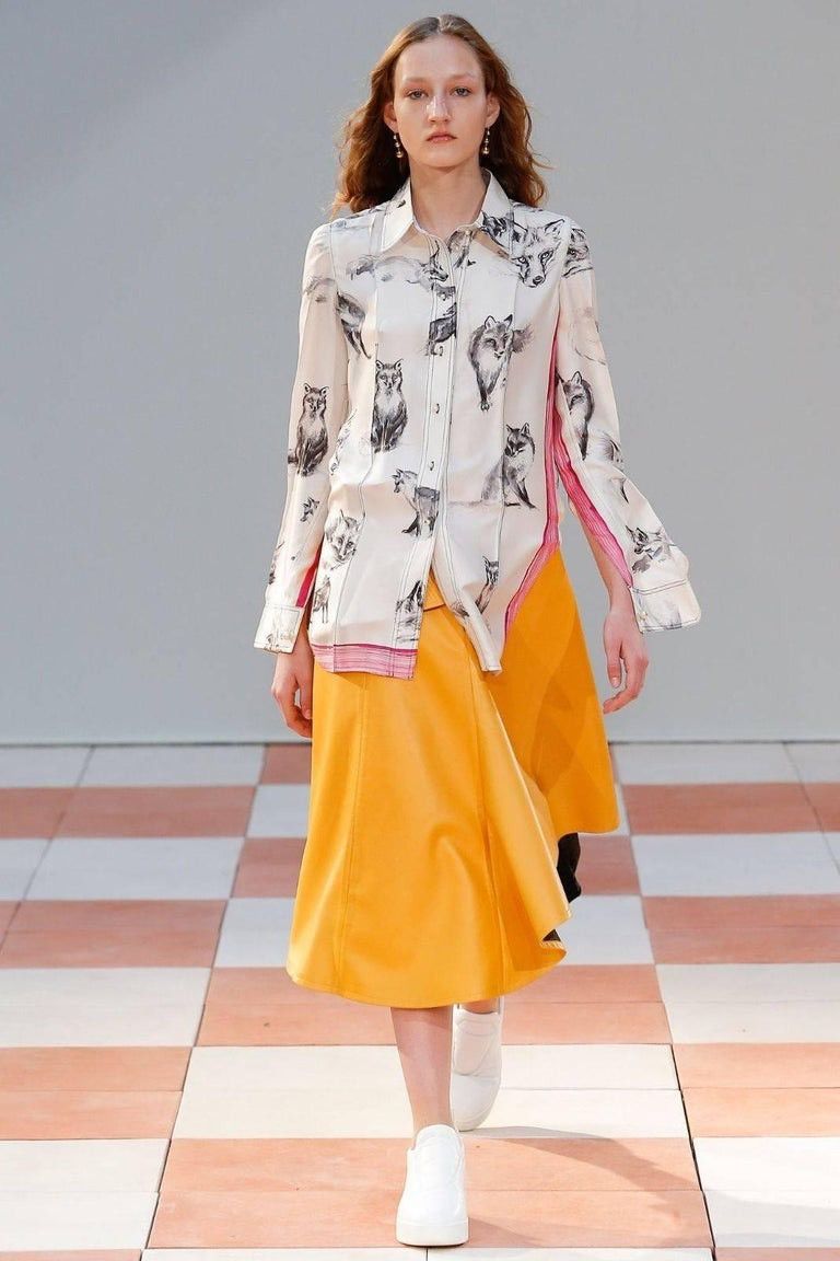 Celine Celine Phoebe Philo 2015 Fox Print Dress Size S / US 4 / IT 40 - 7 Thumbnail