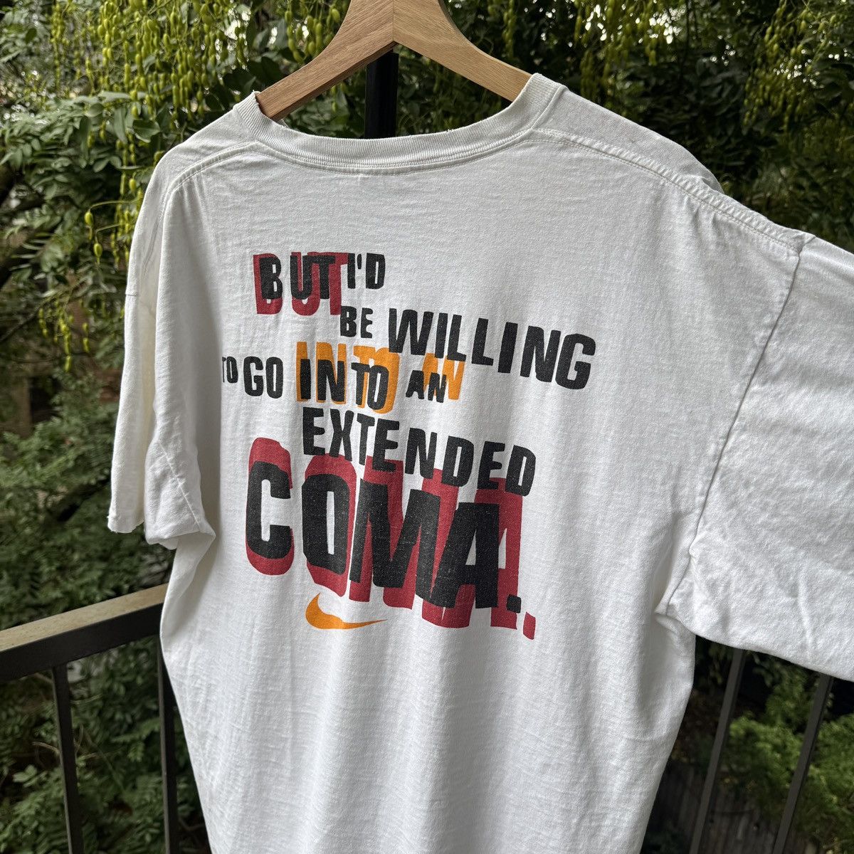 Nike Nike Thrashed Faded Distressed Coma Shirt ERD Grunge USA Size US L / EU 52-54 / 3 - 7 Thumbnail