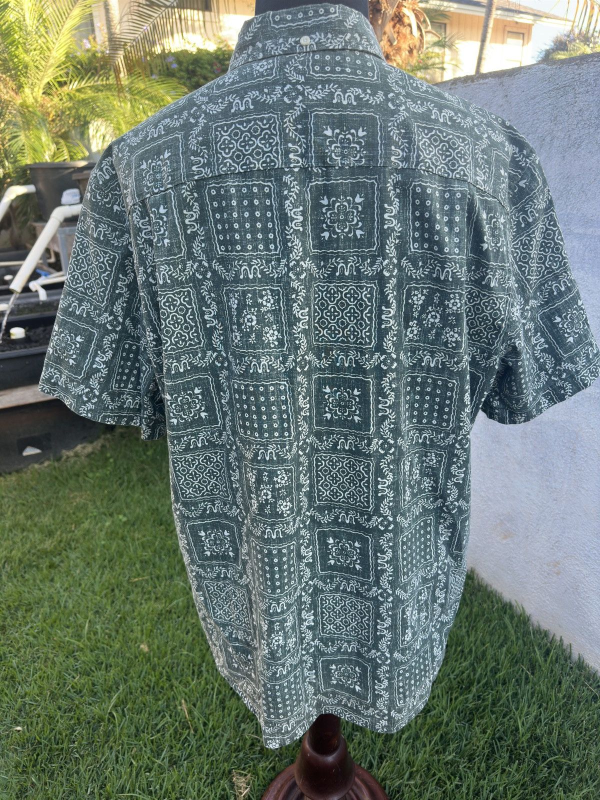 Reyn Spooner Reyn Spooner Tailored Fit Green Hawaiian Print Men's XXL Size US XXL / EU 58 / 5 - 2 Thumbnail