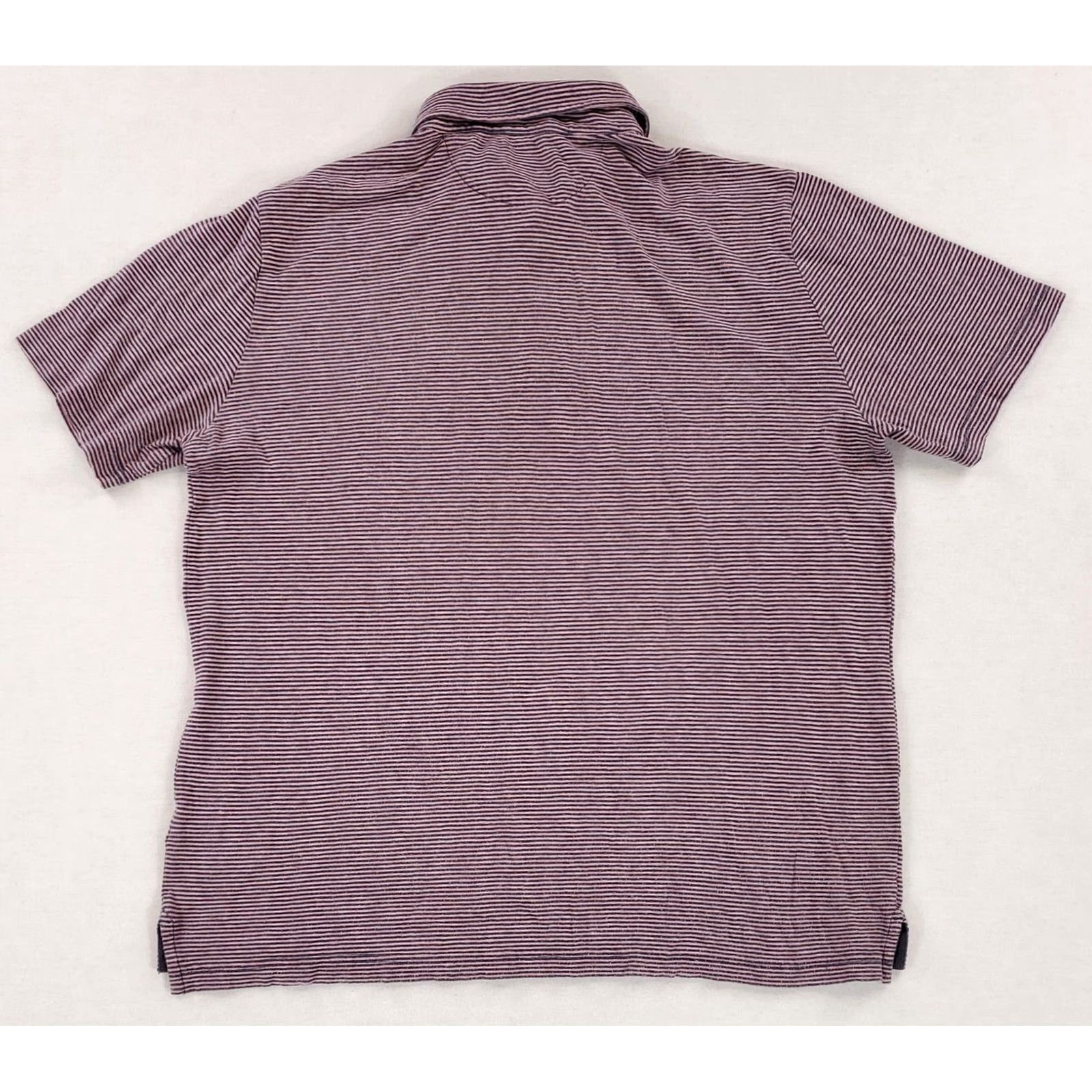 Faherty Faherty Polo Shirt Purple Black Stripped Short Sleeve Mens M Size US M / EU 48-50 / 2 - 4 Thumbnail