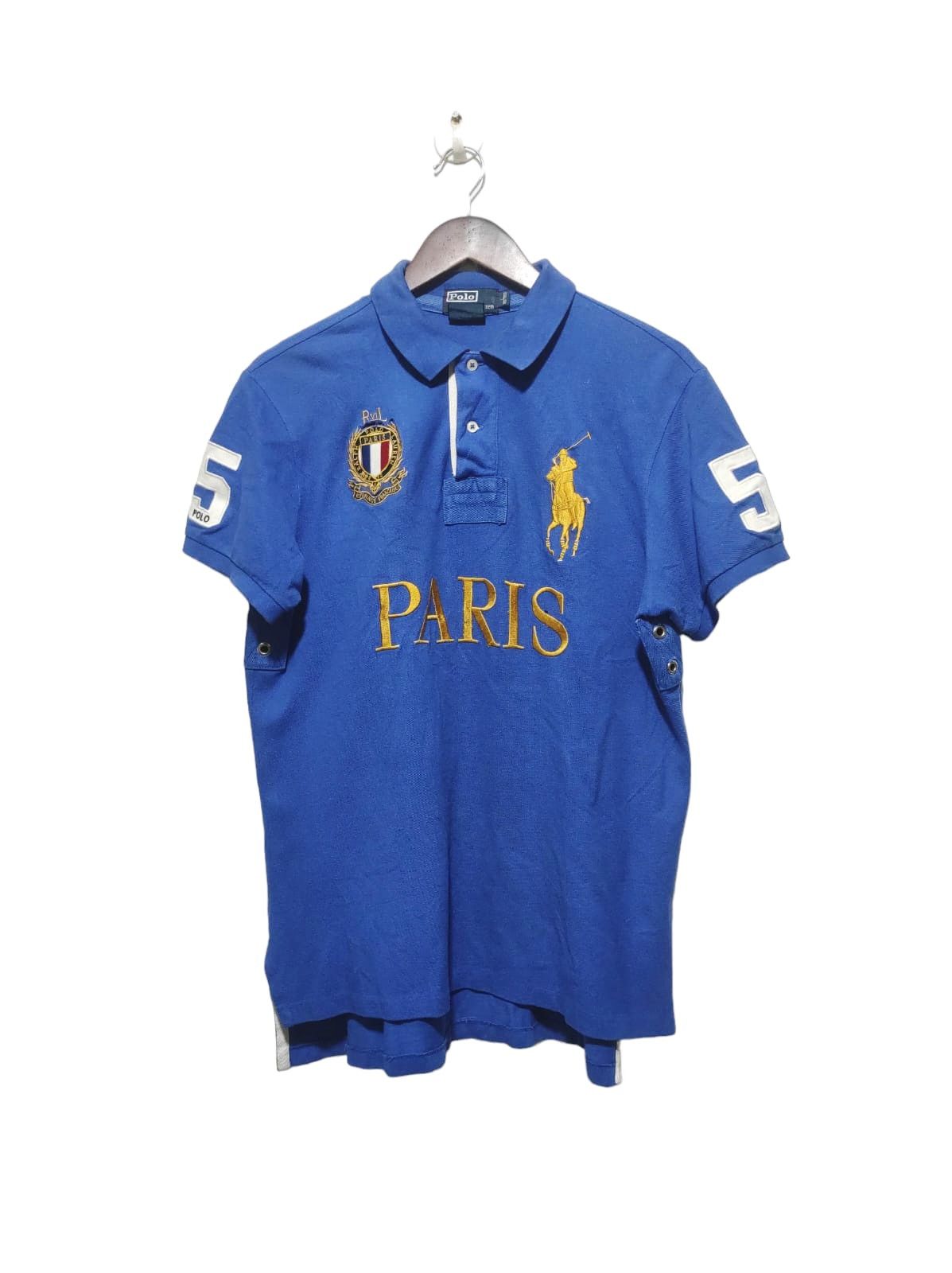 Polo Ralph Lauren Polo Ralph Lauren Paris Polo Shirt Size US L / EU 52-54 / 3 - 1 Thumbnail