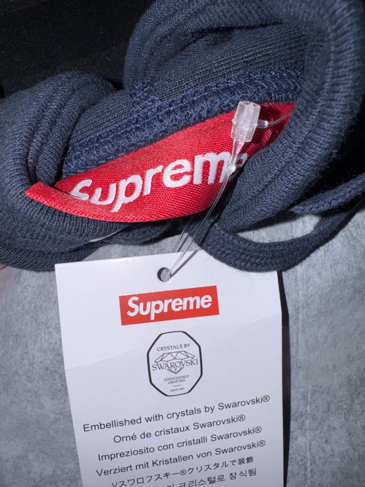 Supreme × Swarovski Supreme X Swarovski Motion Logo Size US L / EU 52-54 / 3 - 5 Thumbnail