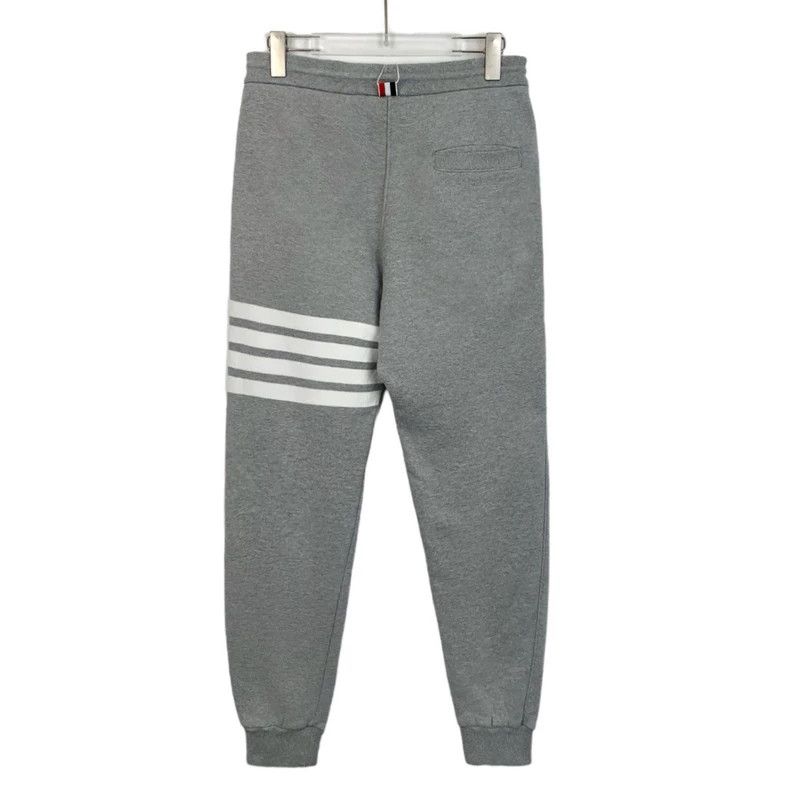 Thom Browne Thom Browne Size 1 Gray classic four-bar cotton drawstring Size US 30 / EU 46 - 2 Thumbnail
