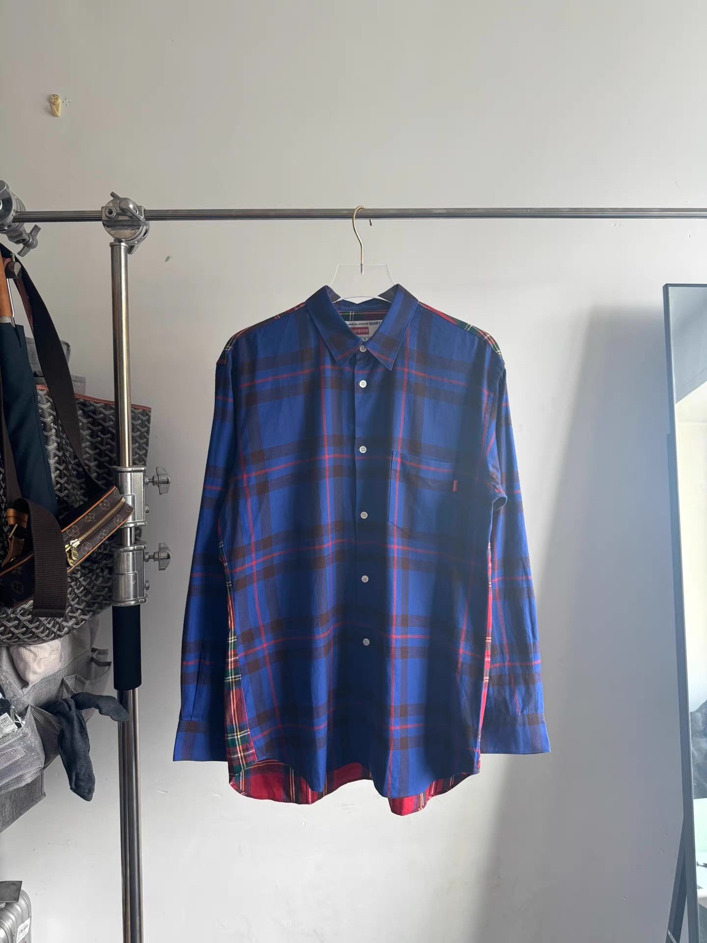 Supreme Supreme x CDG Comme des Garçons Shirt patchwork shirt Q17 Size US M / EU 48-50 / 2 - 1 Thumbnail