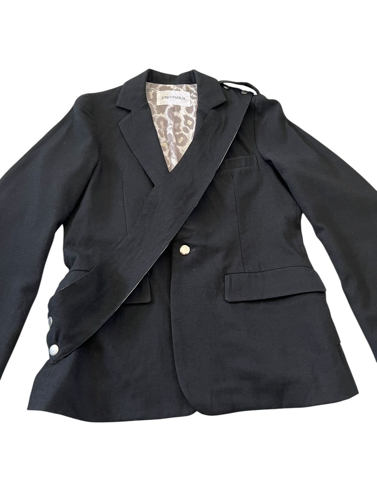 Yaponskii 1990s Yaponskii Bondage Blazer Jacket Size US S / EU 44-46 / 1 - 6 Thumbnail