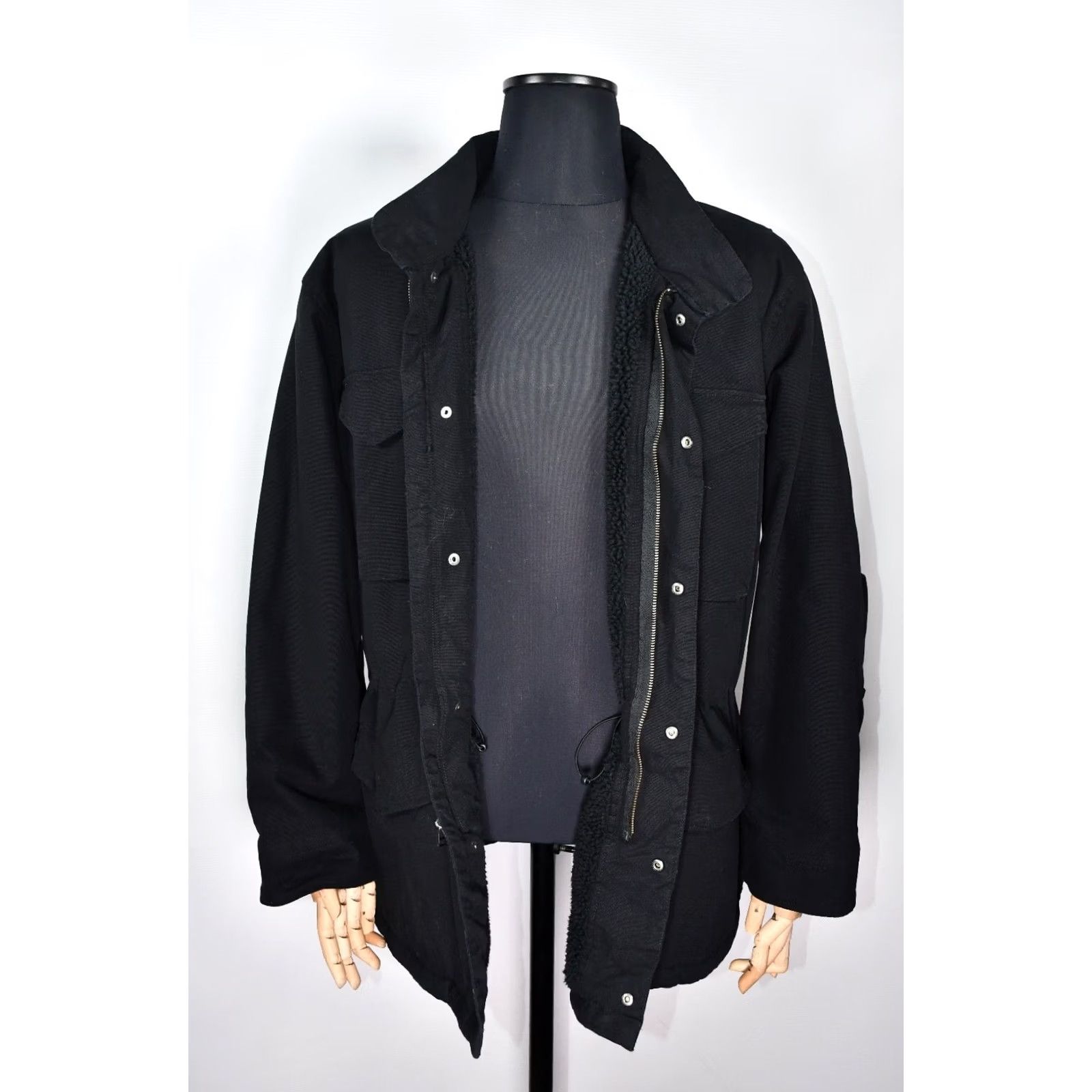 Levi's Levi's M65 Jacket Mens 3XL Black Lined Fleece Cotton Solid Vintage No Size US XXL / EU 58 / 5 - 3 Thumbnail