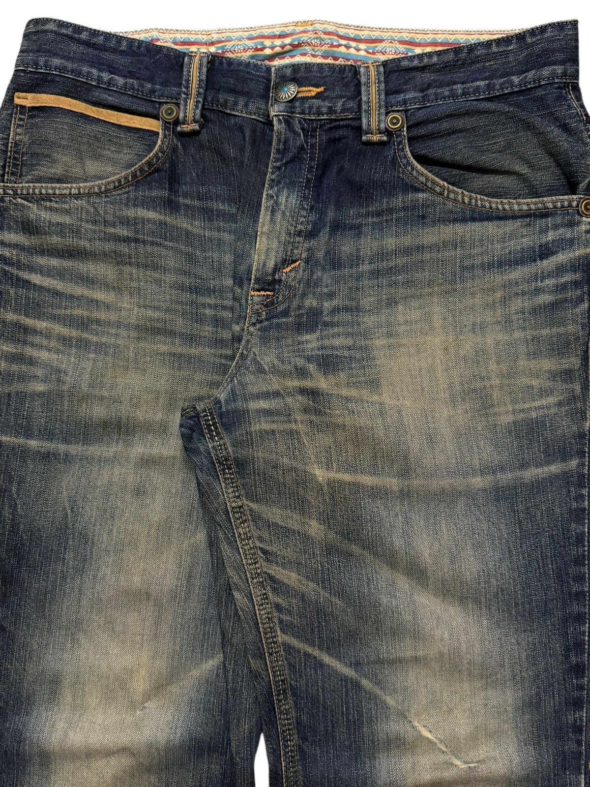 Edwin Vintage Y2K Edwin XV Faded Wash Clawmark Wide Leg Baggy Size US 36 / EU 52 - 4 Thumbnail