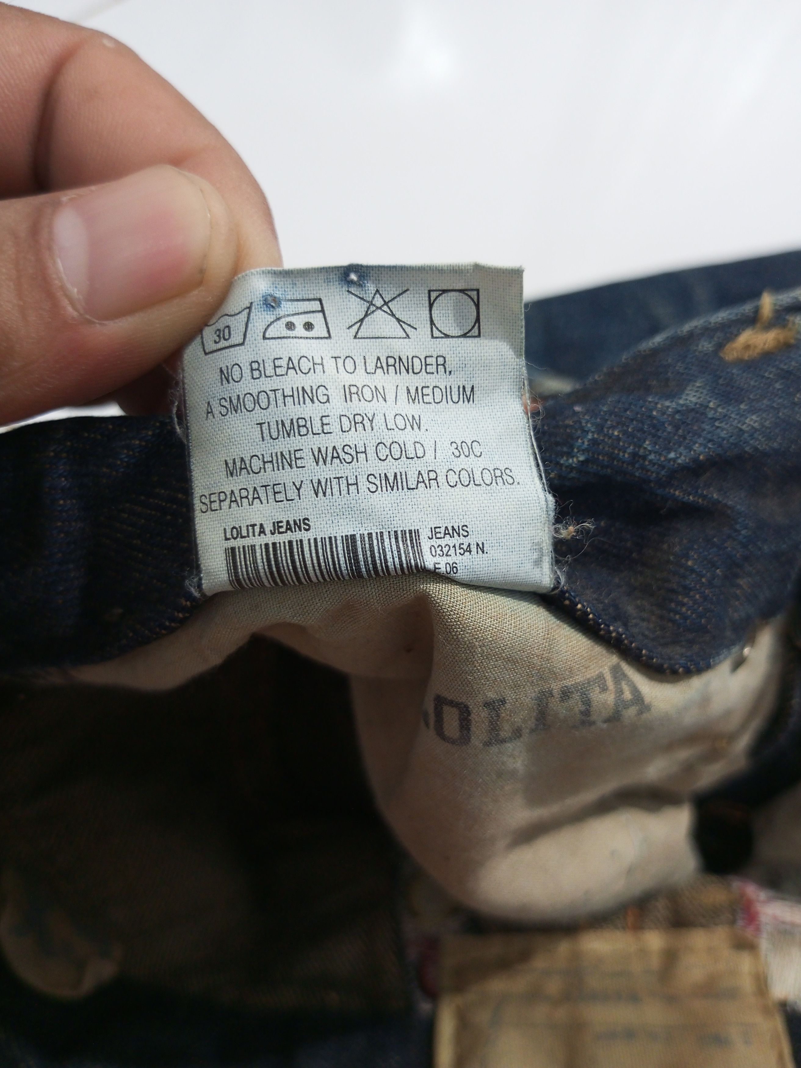 20471120 Yoshitomo nara x LOLITA Jeans Concert Club "scholl zone" Size US 29 - 13 Thumbnail
