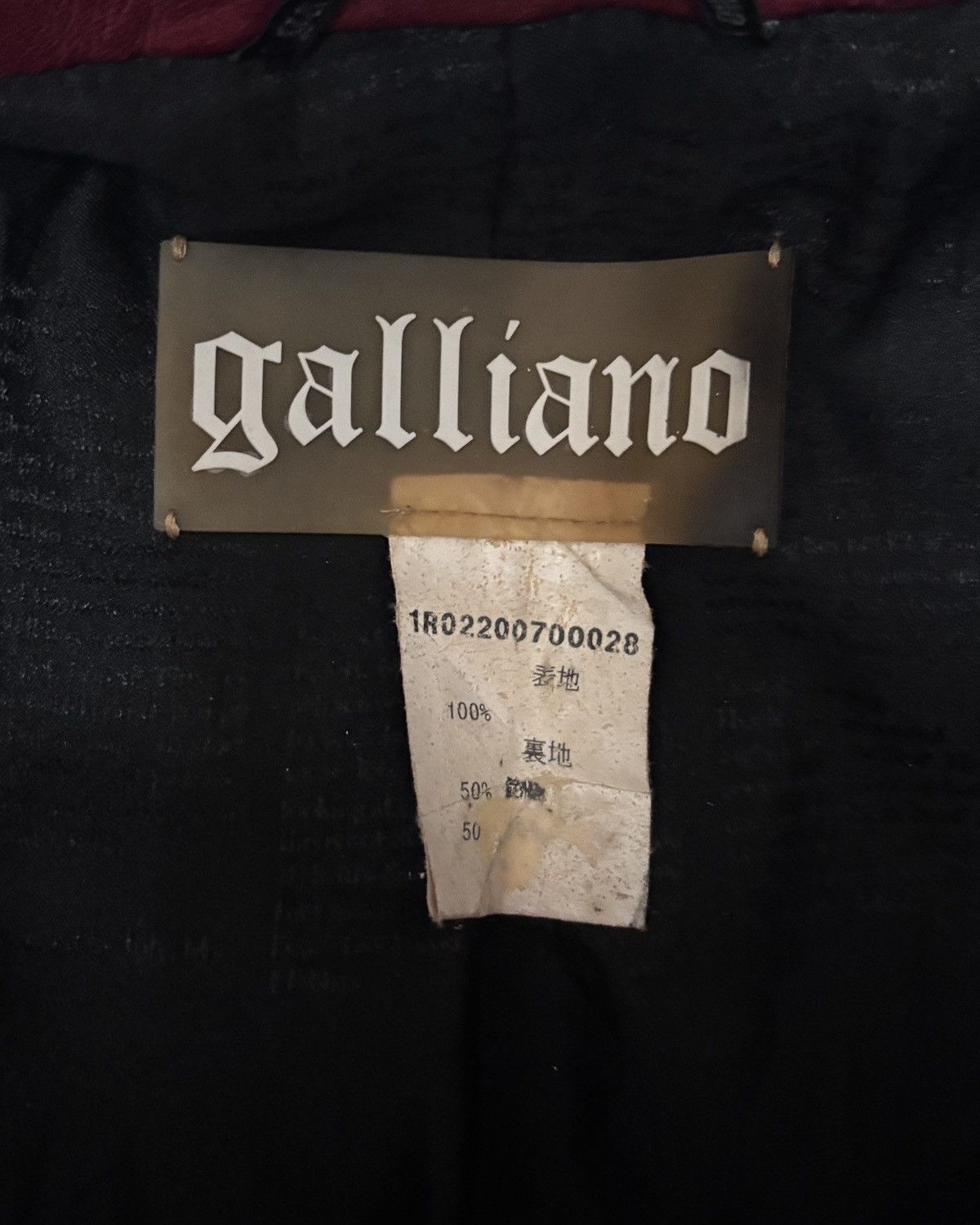 John Galliano Aw2007 Red Leather Cargo Blazer Size US S / EU 44-46 / 1 - 14 Thumbnail