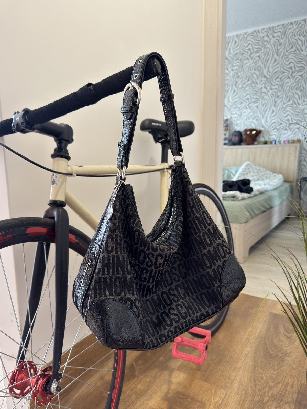 Moschino VINTAGE MOSCHINO MONOGRAM 2000s BAG Size ONE SIZE - 3 Thumbnail
