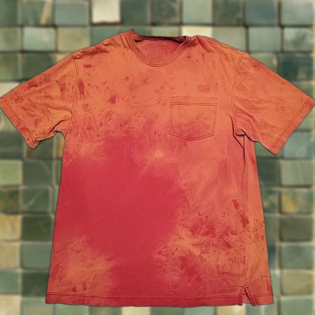 CO Duluth Trading Co Longtail T Shirt Mens XL Red Faded Pocket Crewneck Tee Shirt Size US XL / EU 56 / 4 - 1 Thumbnail