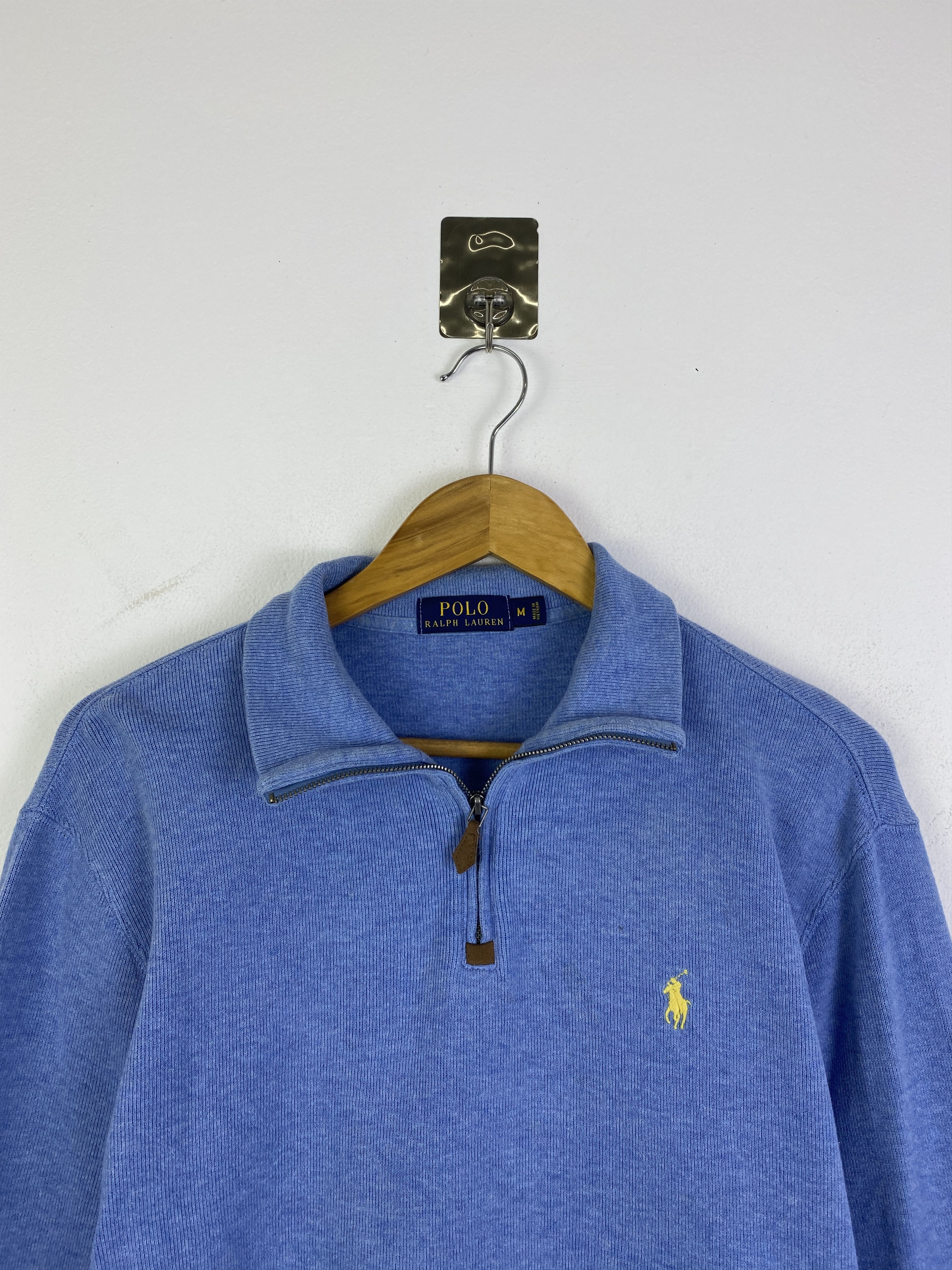 Polo Ralph Lauren Vintage Polo Ralph Lauren Half Zipper Sweatshirt SH0334 Size US M / EU 48-50 / 2 - 2 Thumbnail