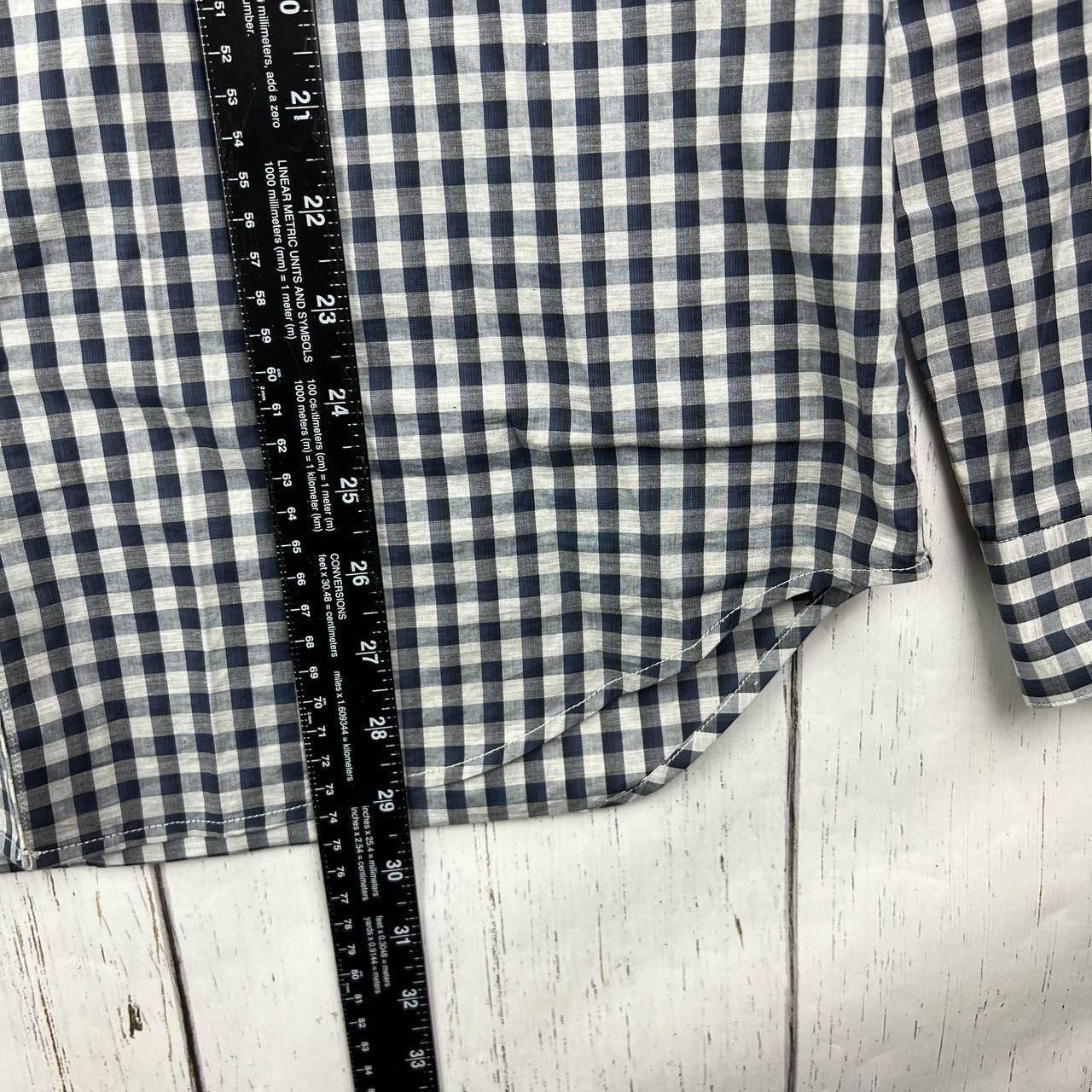 Theory Theory Medium Plaid Long Sleeve Button Down Shirt Men Cotton Size US M / EU 48-50 / 2 - 6 Thumbnail