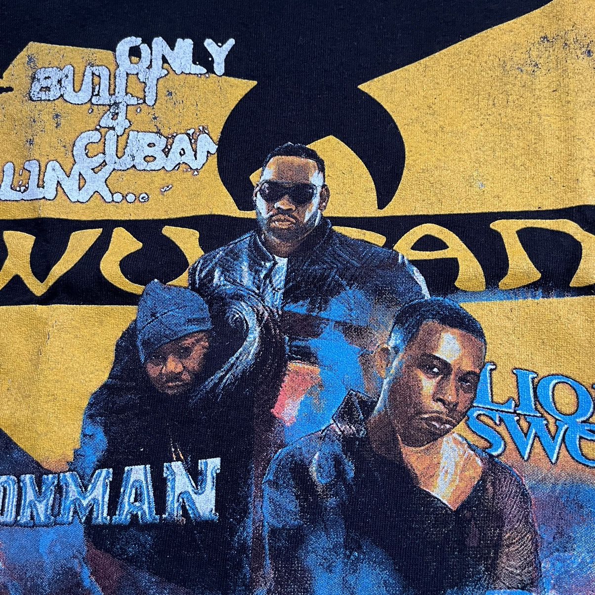 Wu-Tang Shirt Size Large 3 Chambers Tour WuTang Gza Raekwon