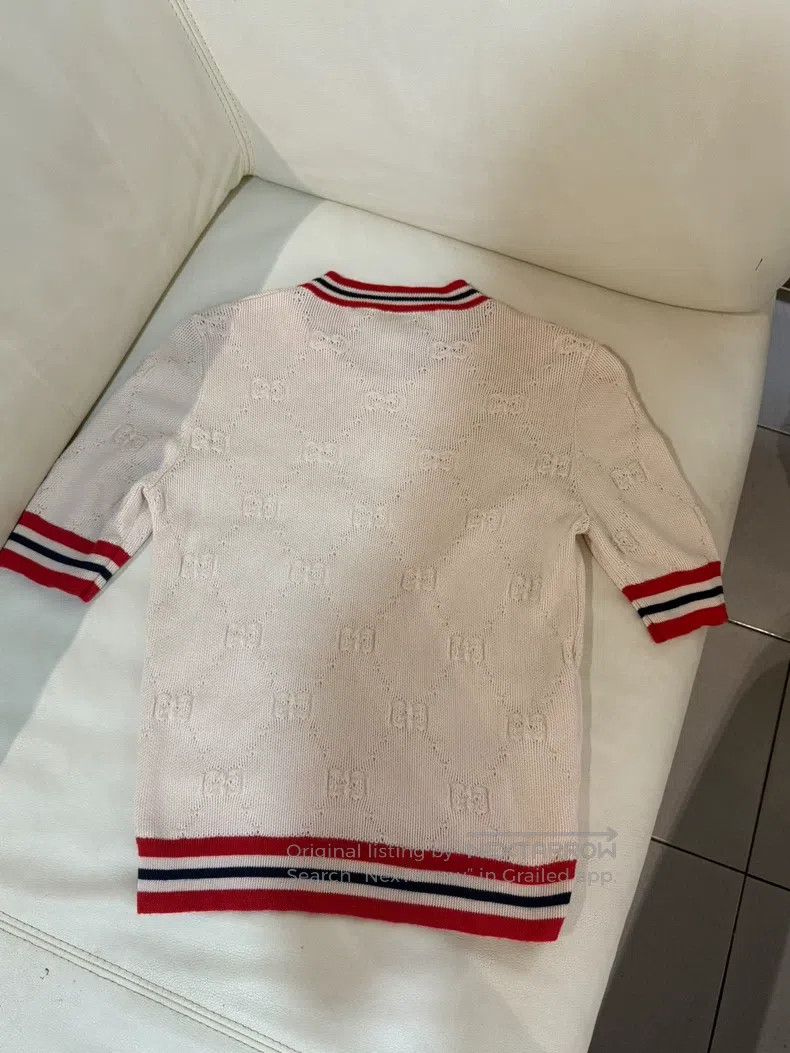 Gucci Gucci Double G full-print knitted short sleeves Size XS / US 0-2 / IT 36-38 - 2 Thumbnail
