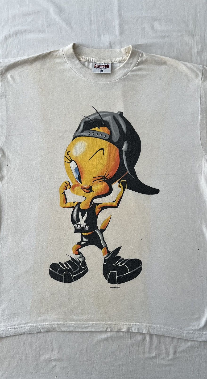 Cartoon Network Vintage 1994 Tweety Warner Bros Looney Tunes Cartoon T-shirt Size US XL / EU 56 / 4 - 3 Thumbnail