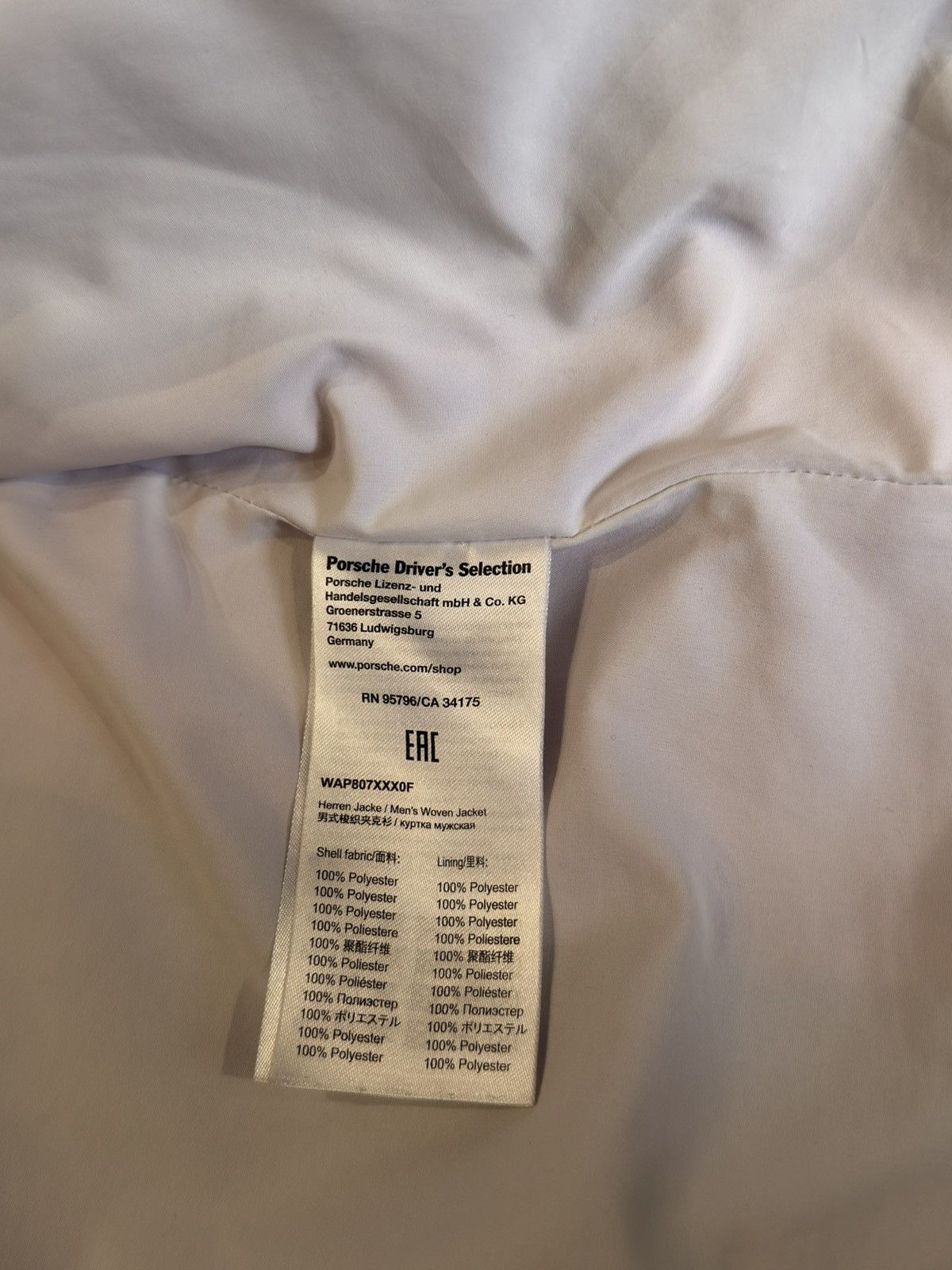 Porsche Design Porsche Motorsport Racing Windbreaker Jacket Size US M / EU 48-50 / 2 - 9 Thumbnail