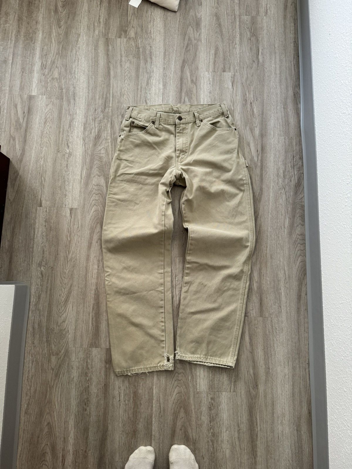 Carhartt × Dickies × Vintage Vintage Dickies Canvas Carpenter-Pants Size US 32 / EU 48 - 3 Thumbnail