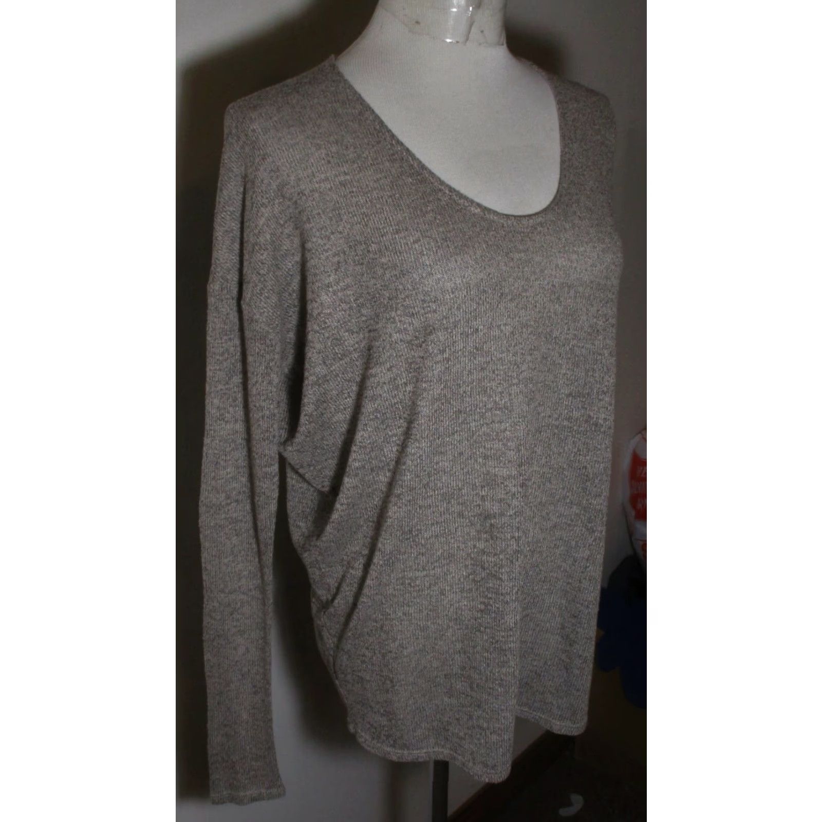Vintage **Jolie Gray Long Sleeve Top Size S** User: Jolie Gray Long Sleeve Top Size S Size S / US 4 / IT 40 - 3 Thumbnail