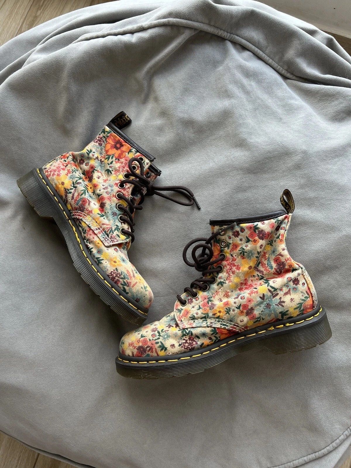 Dr. Martens Dr. Martens 1460 Wanderflower Canvas Boots Size 37 US 6 Size US 7 / IT 37 - 1 Thumbnail