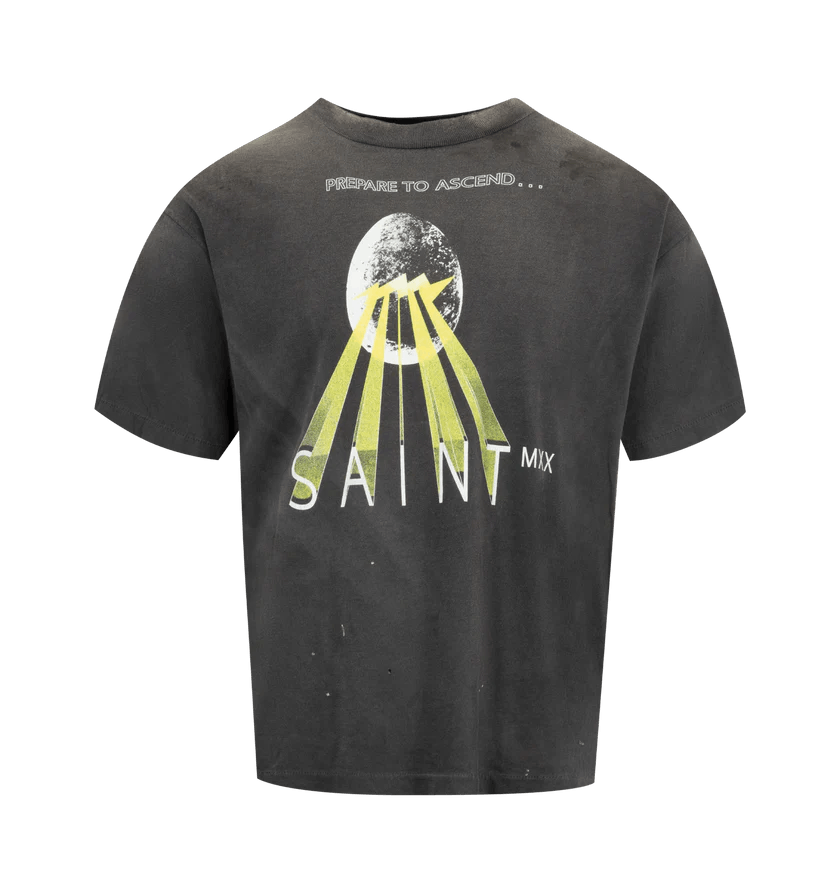 Saint Michael o1h1sh11225 Egg Tee in Black Size US XL / EU 56 / 4 - 1 Thumbnail