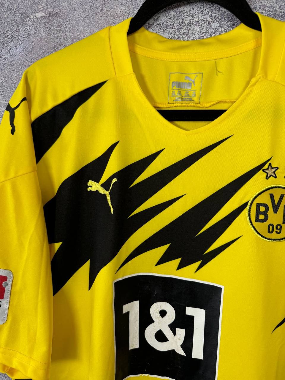 Vintage HAALAND Borussia Dortmund 2020/21 Fan Soccer Jersey Size US XXL / EU 58 / 5 - 6 Thumbnail