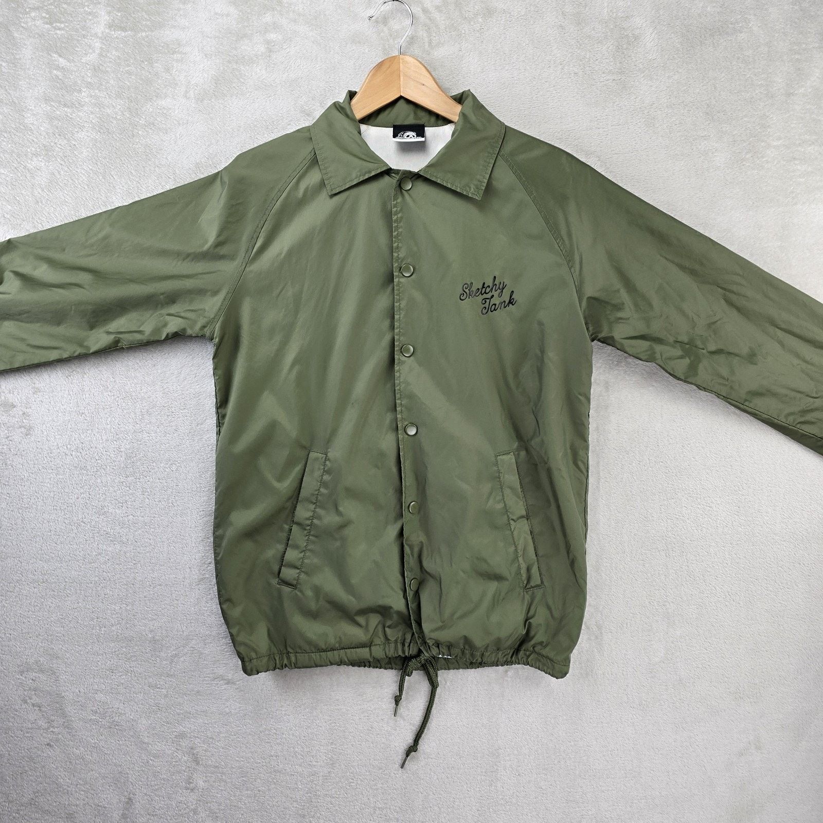 Other Sketchy Tank Coach Windbreaker Jacket Mens Small Skull Tree Size US S / EU 44-46 / 1 - 3 Thumbnail