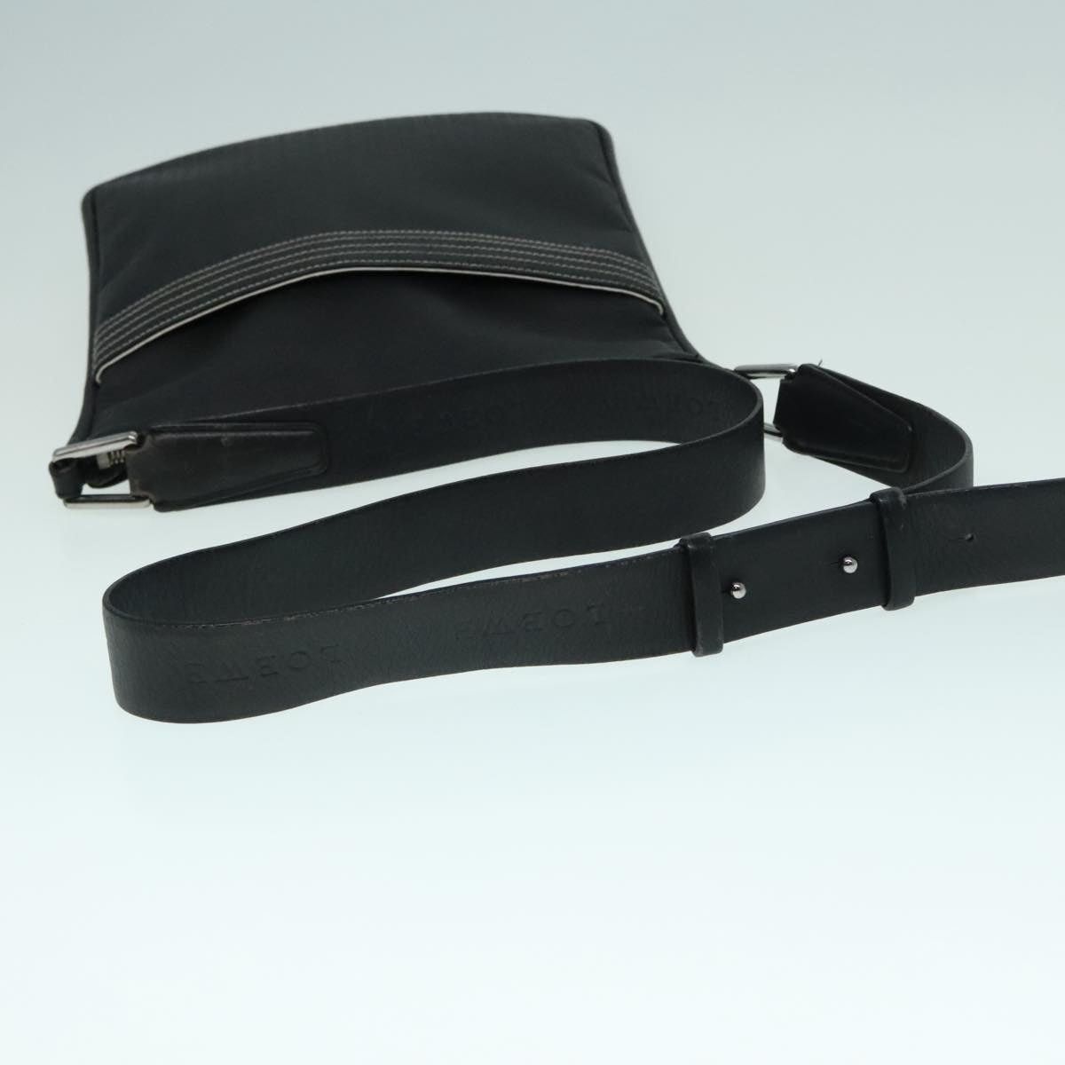 Loewe LOEWE Anagram Shoulder Bag Leather Black Silver Size ONE SIZE - 7 Thumbnail