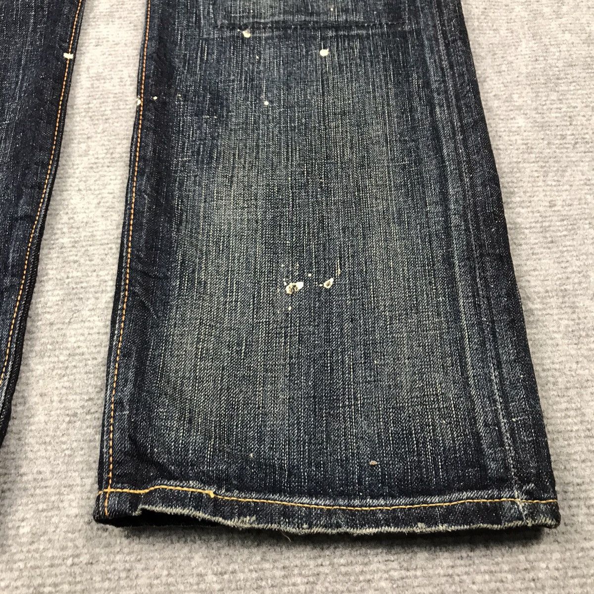 If Six Was Nine × Le Grande Bleu (L.G.B.) RIPPED DISTRESSED PATCHWORK EDWIN JAPANESE DENIM PANTS Size US 30 / EU 46 - 4 Thumbnail