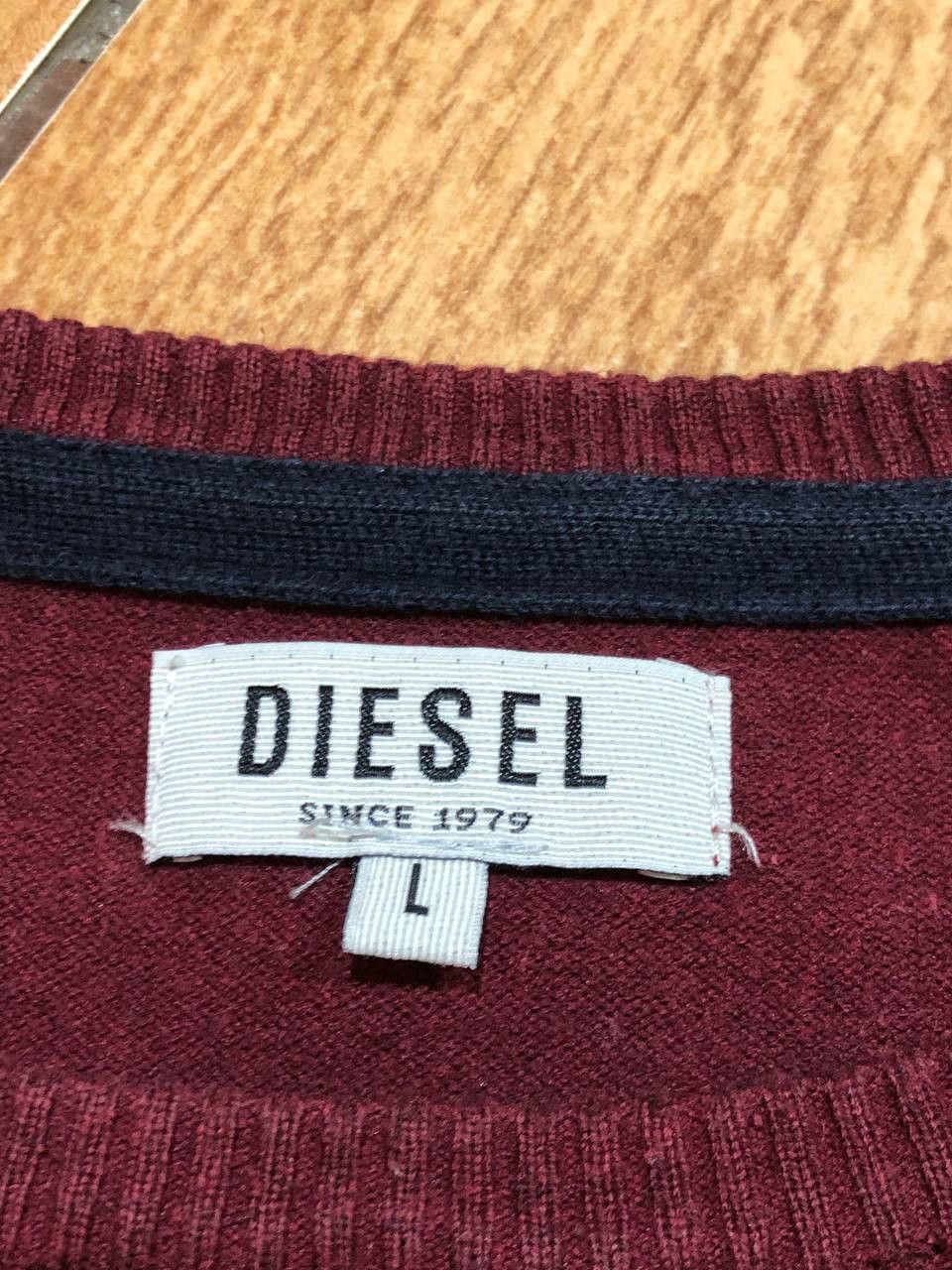 Diesel DIESEL VINTAGE LOGO KNITED SWEATER Size US L / EU 52-54 / 3 - 2 Thumbnail