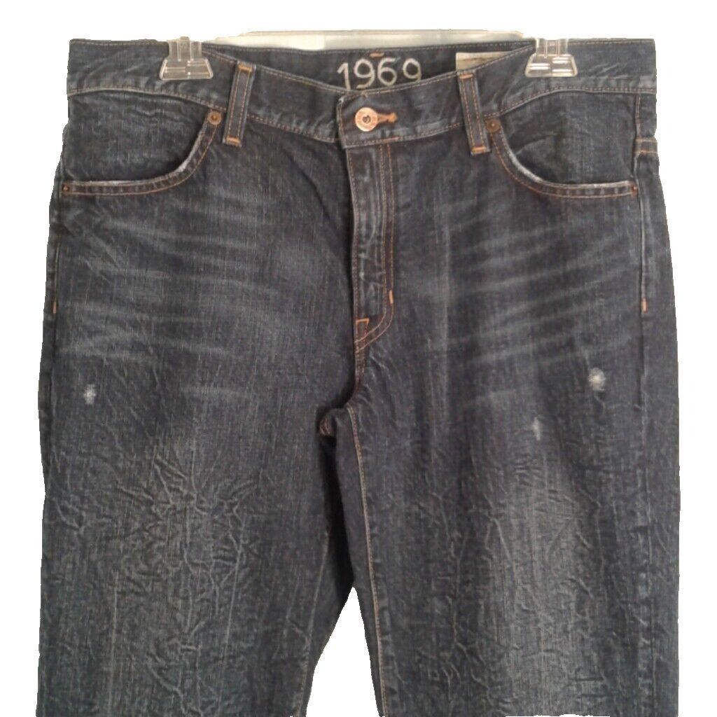 Gap 1969 Gap 12 denim blue jeans Western Boot Cut Pockets Destro Size 34" / US 12 / IT 48 - 2 Thumbnail