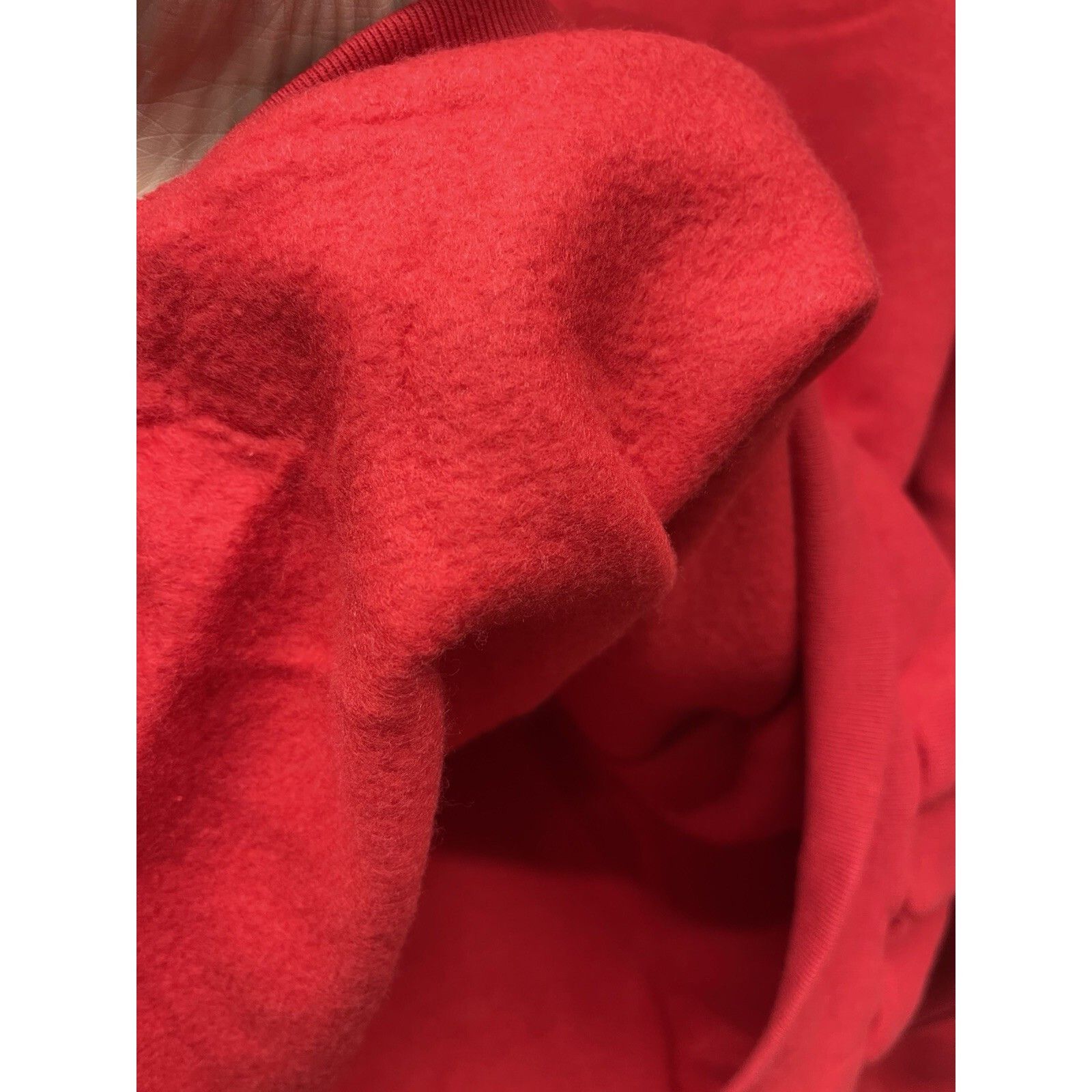 Fruit Of The Loom VTG 90s Fruit of the Loom Red Crewneck Blank Size XL Sweatsh Size US XL / EU 56 / 4 - 9 Thumbnail