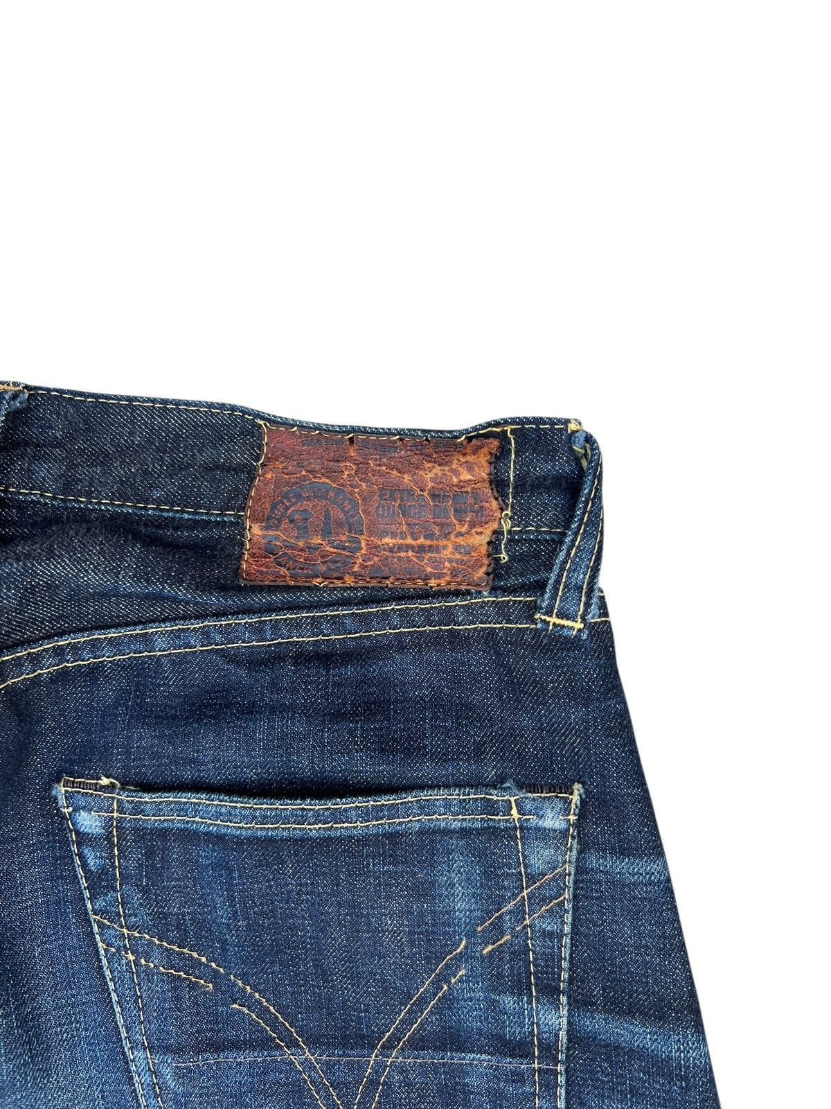 The Real McCoy's Vintage The Real McCoy Fade Blue Denim Selvedge Jeans Size US 30 / EU 46 - 19 Thumbnail
