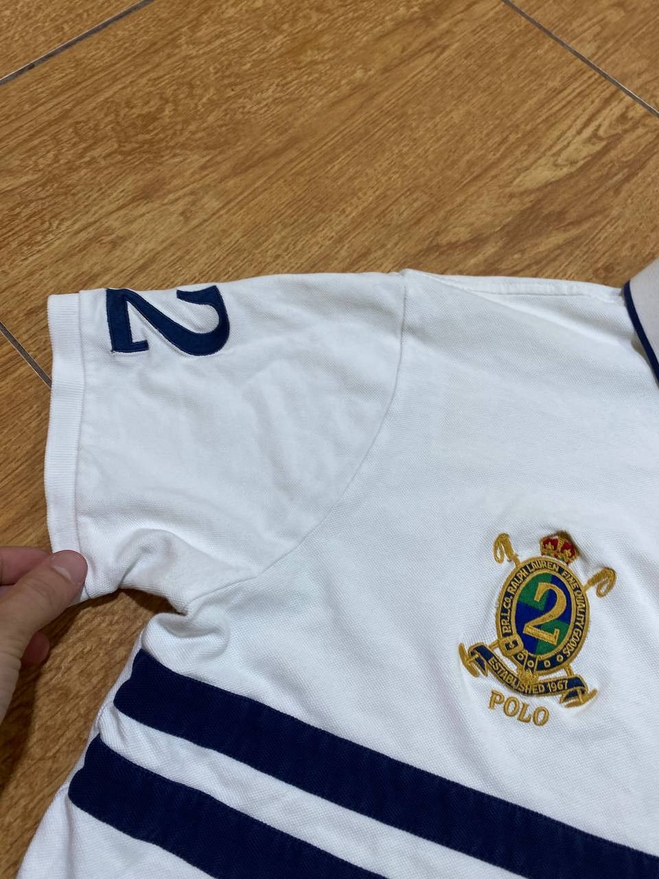 Polo Ralph Lauren Rare! Vintage Polo Ralph Lauren Fine Quality Goods Polo Y2K Size US XXL / EU 58 / 5 - 14 Thumbnail