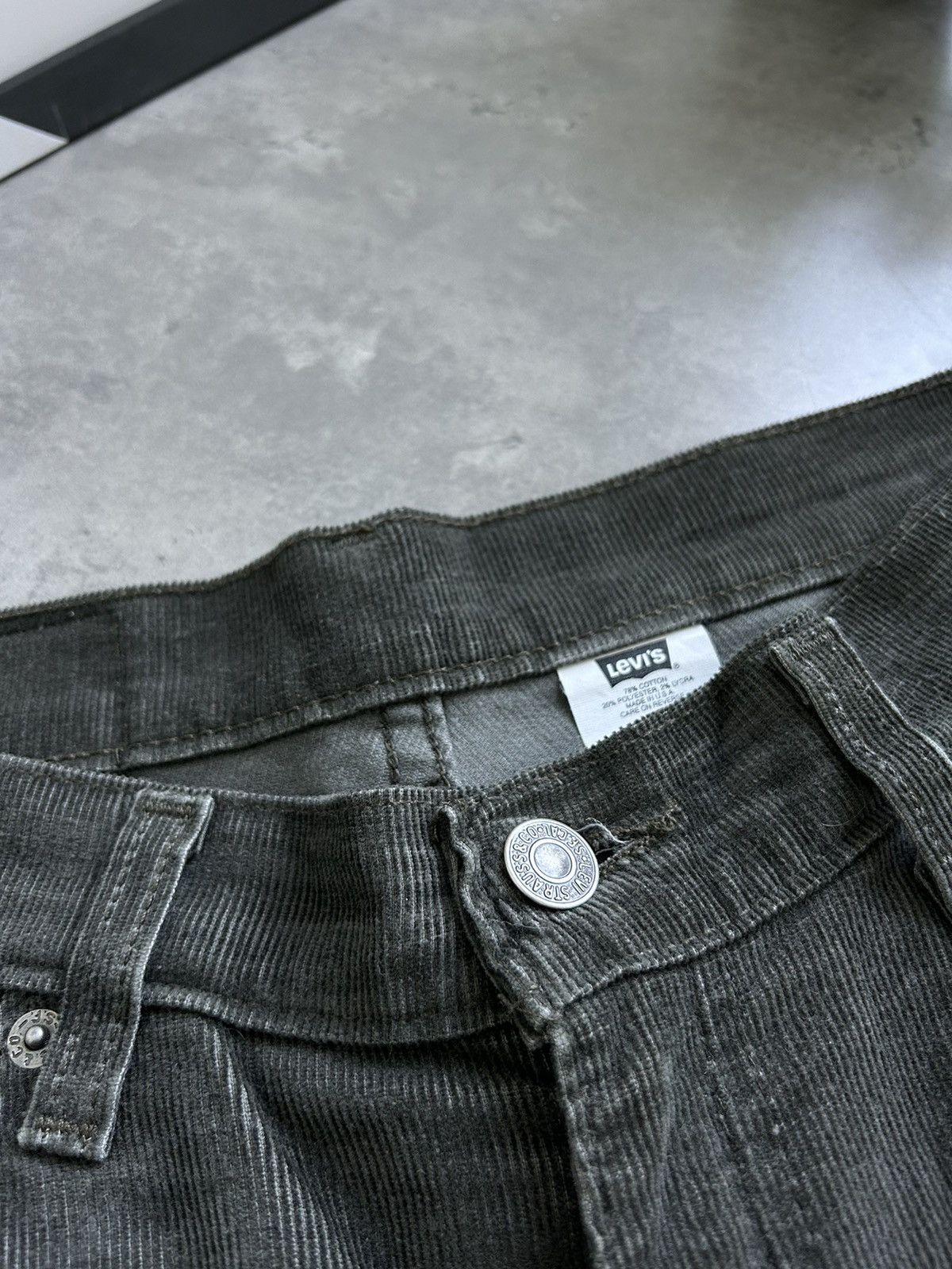 Levi's × Levi's Vintage Clothing Levi’s made in USA velvet jeans vintage rare Size 28" / US 6 / IT 42 - 5 Thumbnail
