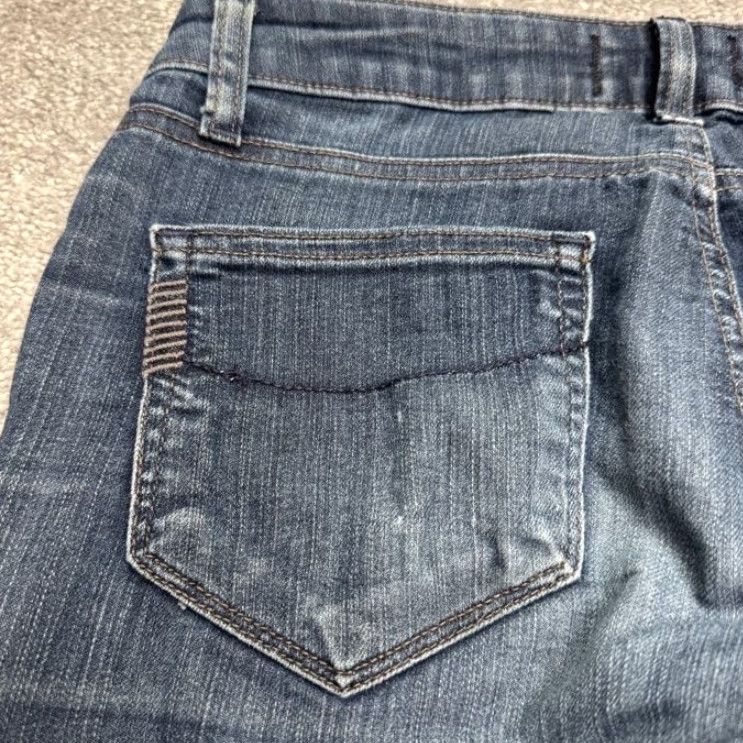 Paige Paige Skyline Jeans Womens 28 Denim Blue Mid Rise Skinny 5-Pocket Regular Inseam 30 inches City Streetwear Modern Casual Size 28" / US 6 / IT 42 - 3 Thumbnail