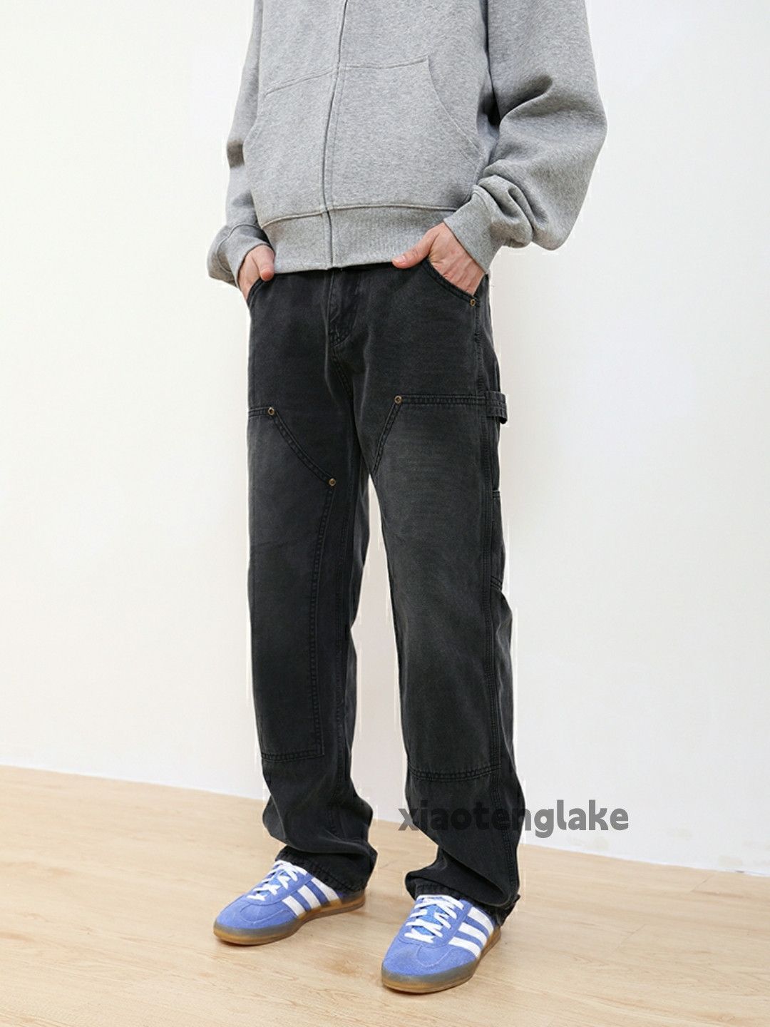 Jean × Vintage washed faded skate hiphop utility carpenter pants Size US 30 / EU 46 - 3 Thumbnail