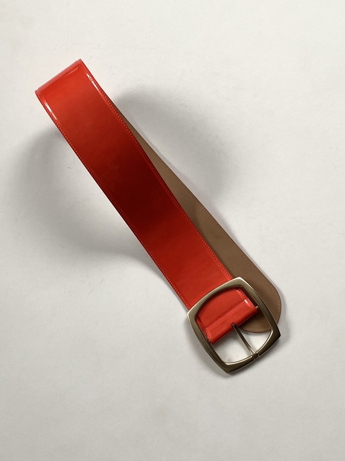 Chanel 🔥SS08 Chanel by Karl Lagerfeld Patent Leather Wide Belt Size ONE SIZE - 7 Thumbnail