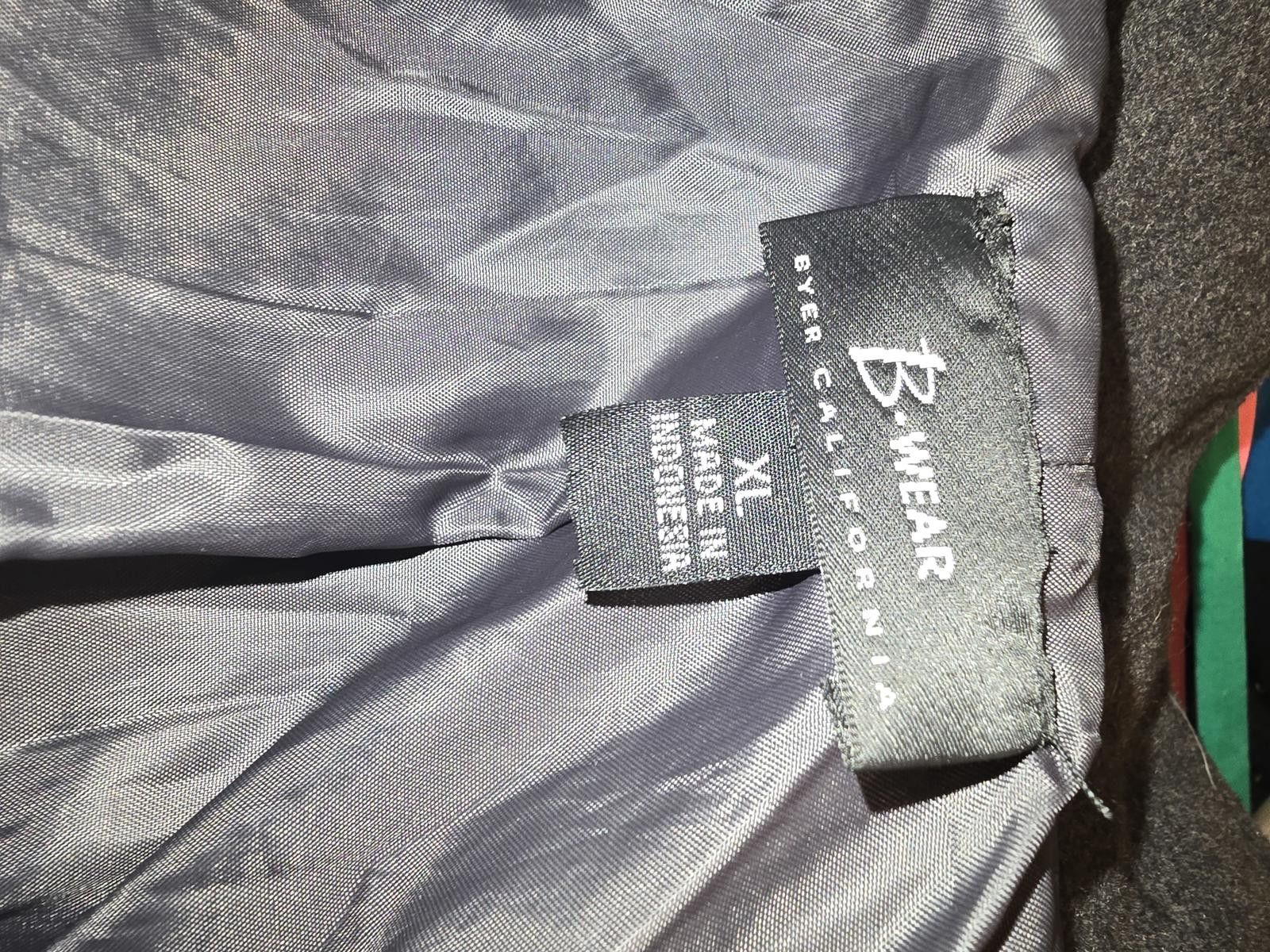 Designer B-wear Byer California Gray/Black Double Breasted Jacket Size XL / US 12-14 / IT 48-50 - 3 Thumbnail