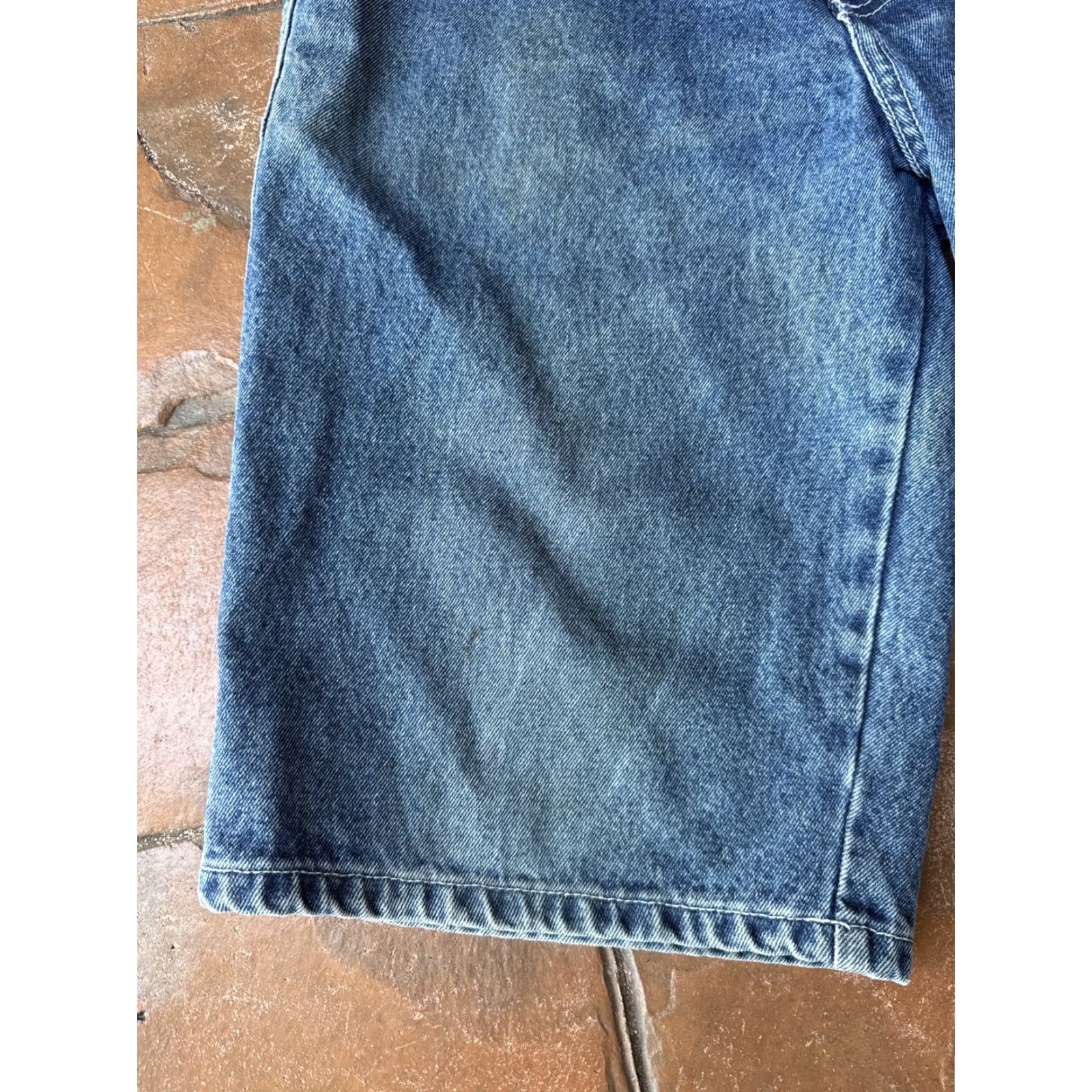 Vintage VINTAGE Kenneth David Baggy Jean Shorts 32x13 Men Jeans Denim Blue Grunge 90s Baggy Shorts Size US 32 / EU 48 - 6 Thumbnail