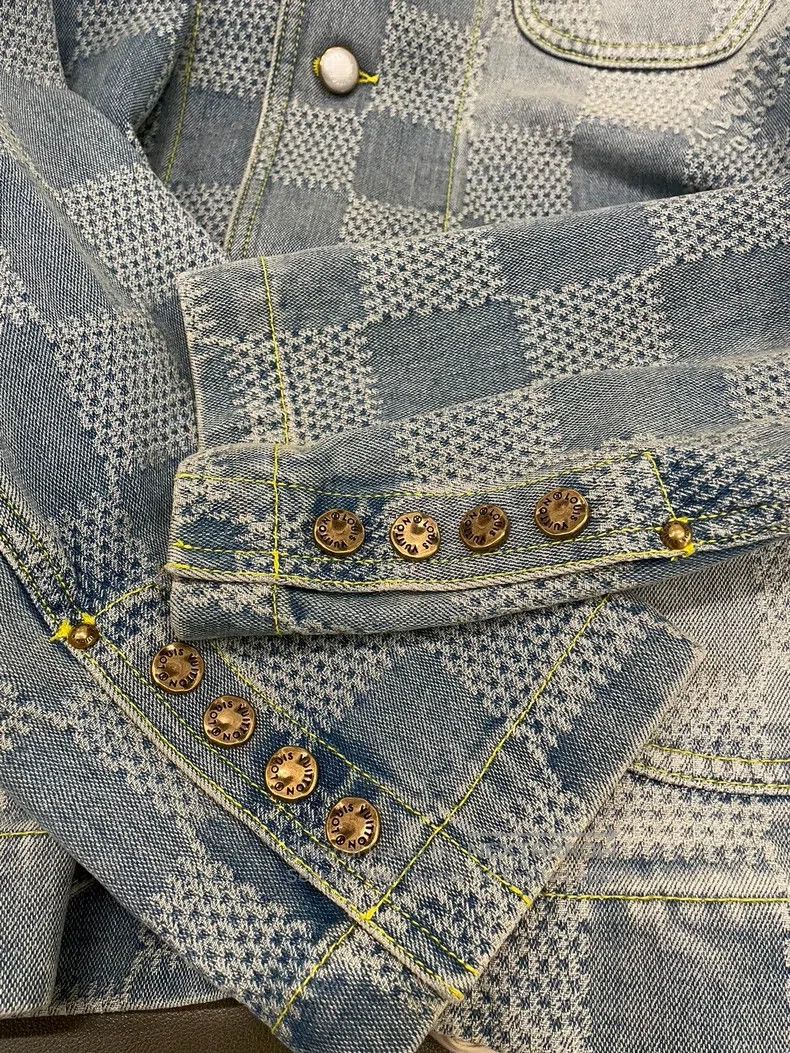 Louis Vuitton Louis Vuitton 24 Fei-Dong Blue Denim Jacket Size US M / EU 48-50 / 2 - 4 Thumbnail