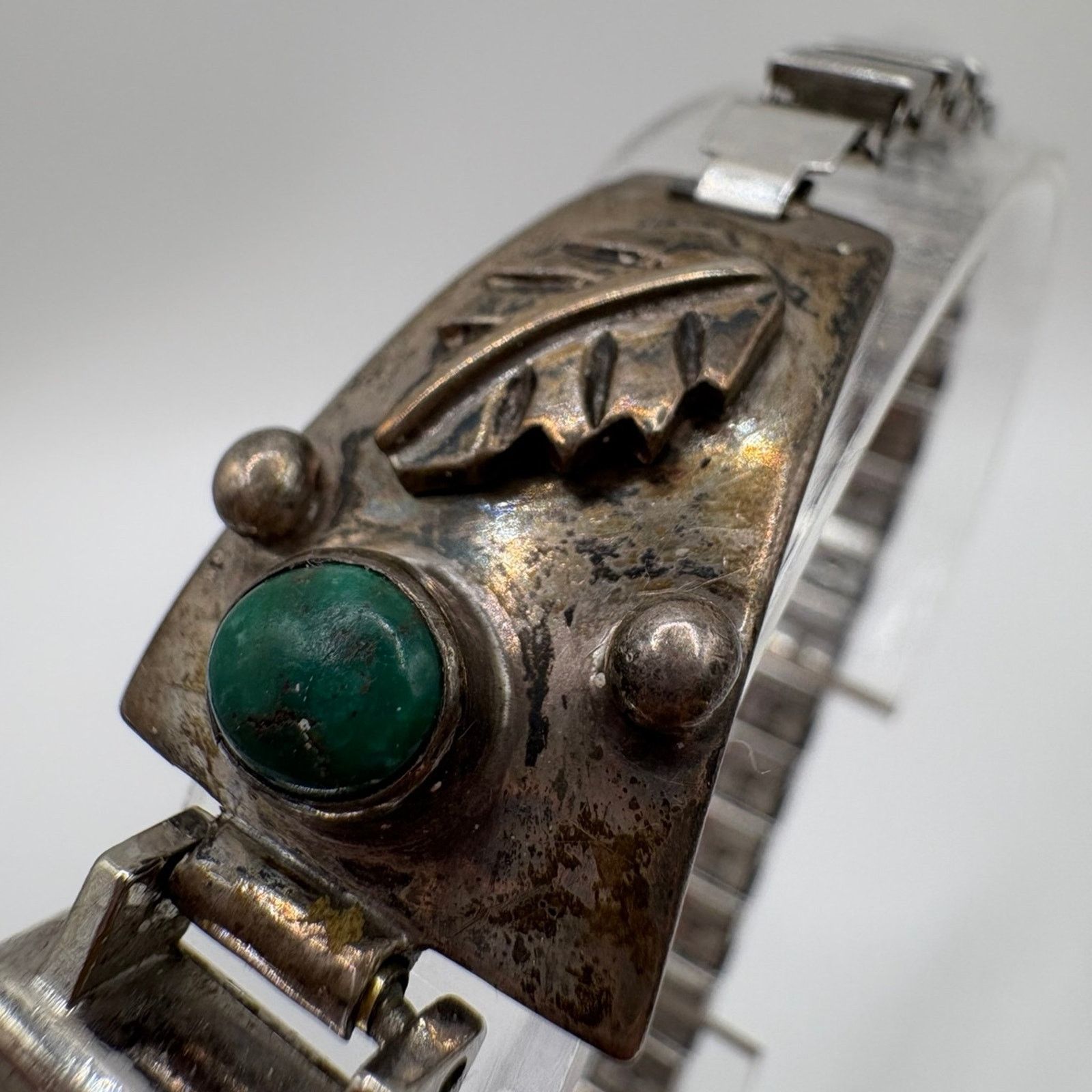 Other Vintage Marshall Field & Co Swiss Watch Sterling & Turquoise Size ONE SIZE - 5 Thumbnail