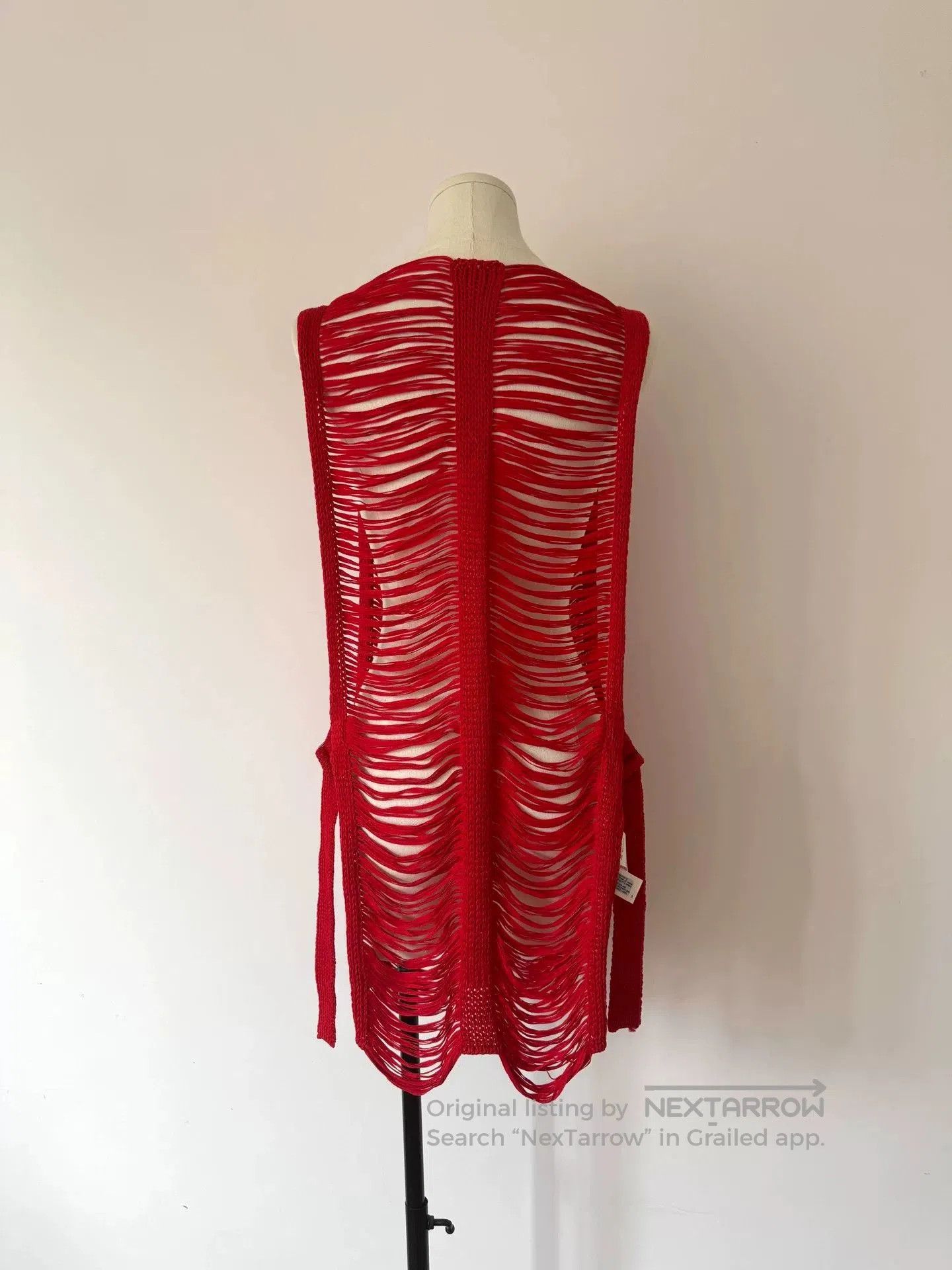 Comme des Garcons Red Knit Top by Limi Feu. Size M / US 6-8 / IT 42-44 - 8 Thumbnail