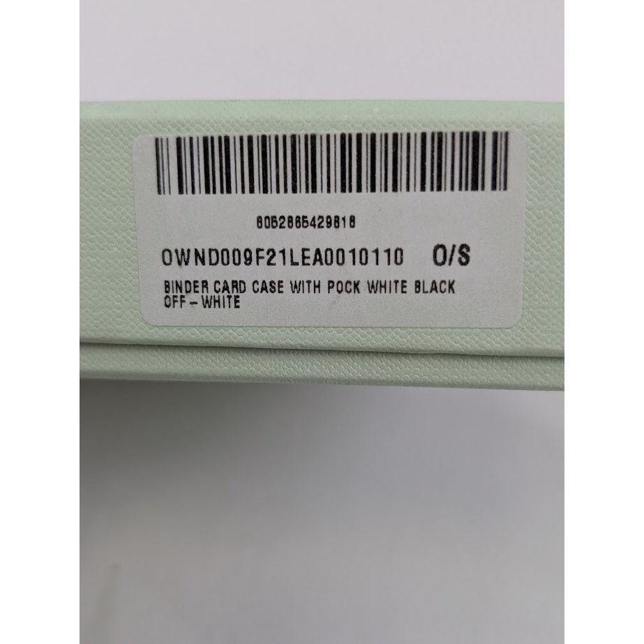 Off-White o1rshd1 Size: OS / Binder Card Case in White/Black Size ONE SIZE - 12 Thumbnail