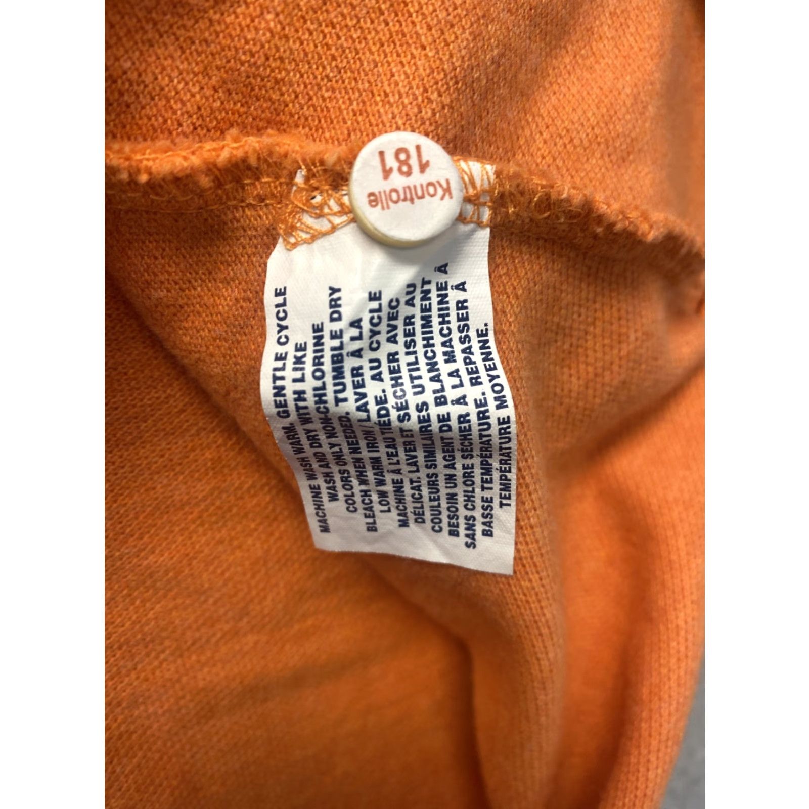 Gap Gap Mens Sz XL Orange Solid Short Sleeve Polo Shirt 112-9 Size US XL / EU 56 / 4 - 6 Thumbnail